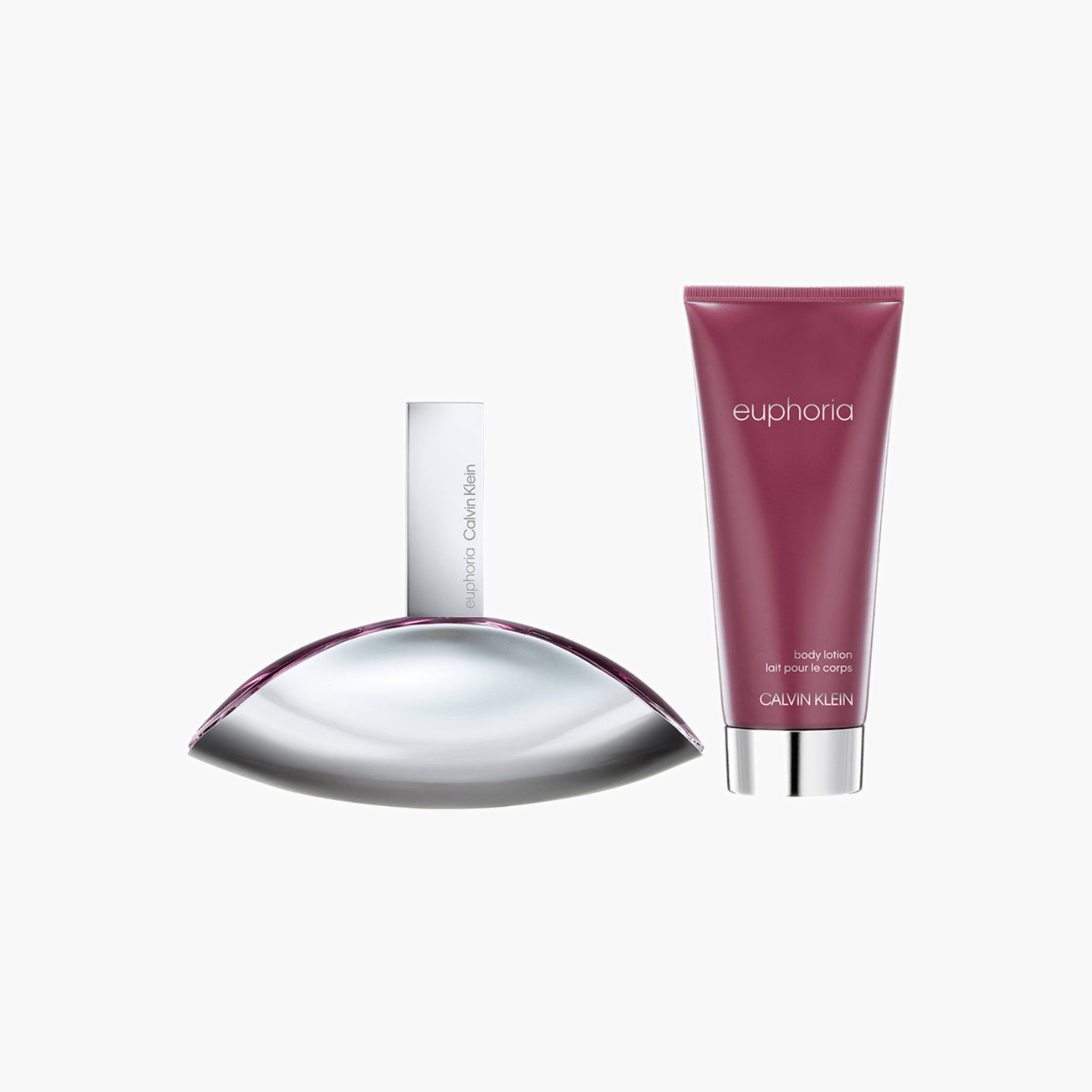 مجموعة هدايا لوشن الجسم المعطر يوفوريا من كالفن كلاين-beautyandpersonalcare-fragrance-women-image-1