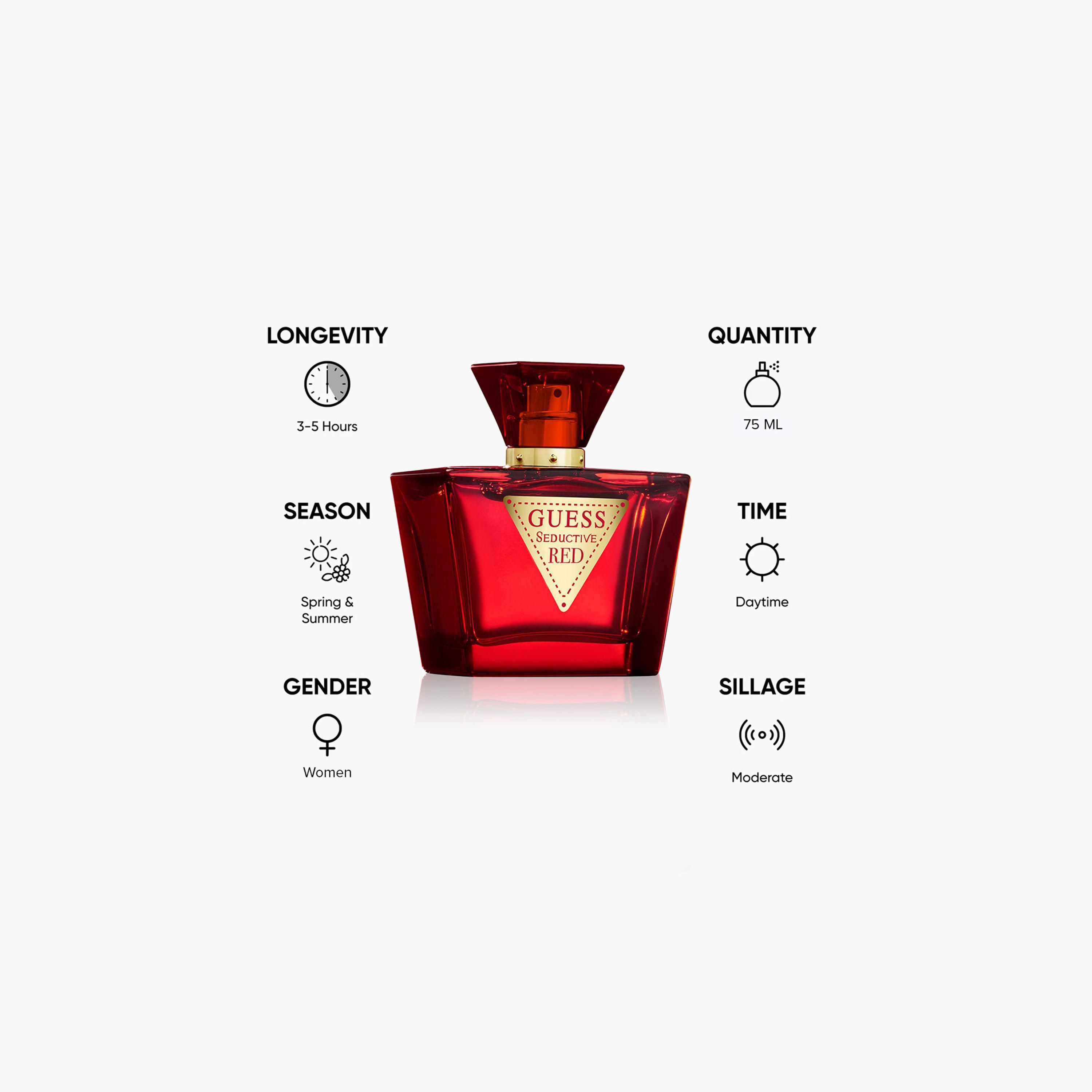 Guess Seductive Red Eau de Toilette Spray for Women - 75 ml-beautyandpersonalcare-fragrance-women-image-5