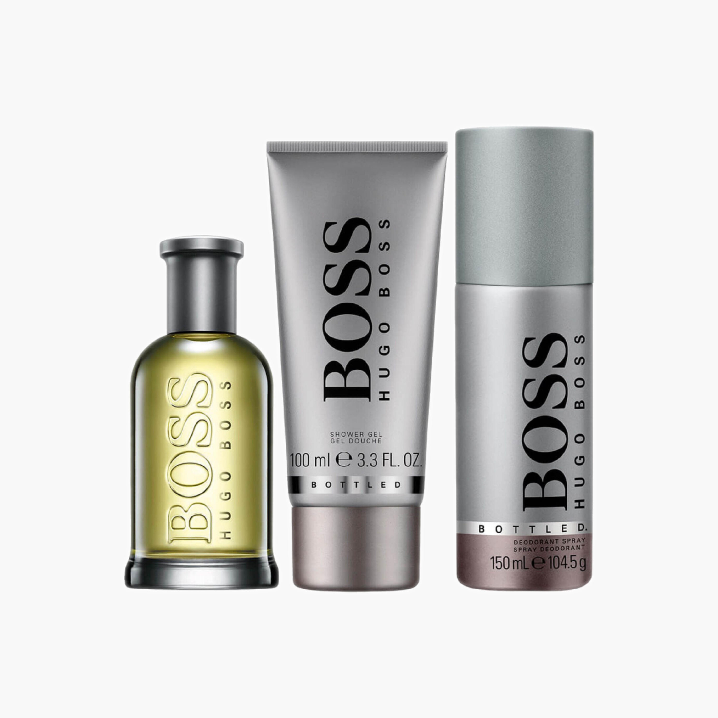 مجموعة عطر هوغو بوس بوتلد مع جل استحمام ومزيل عرق-beautyandpersonalcare-fragrance-men-image-1