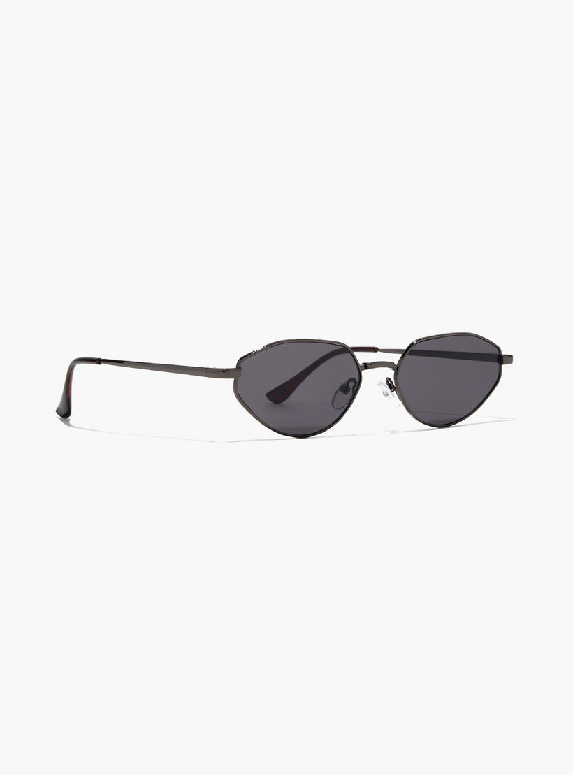 نظارة شمسية بعدسات هندسية رمادية من بلاك أوت هش-هاش مع 55 مم -women-sunglasses-image-3