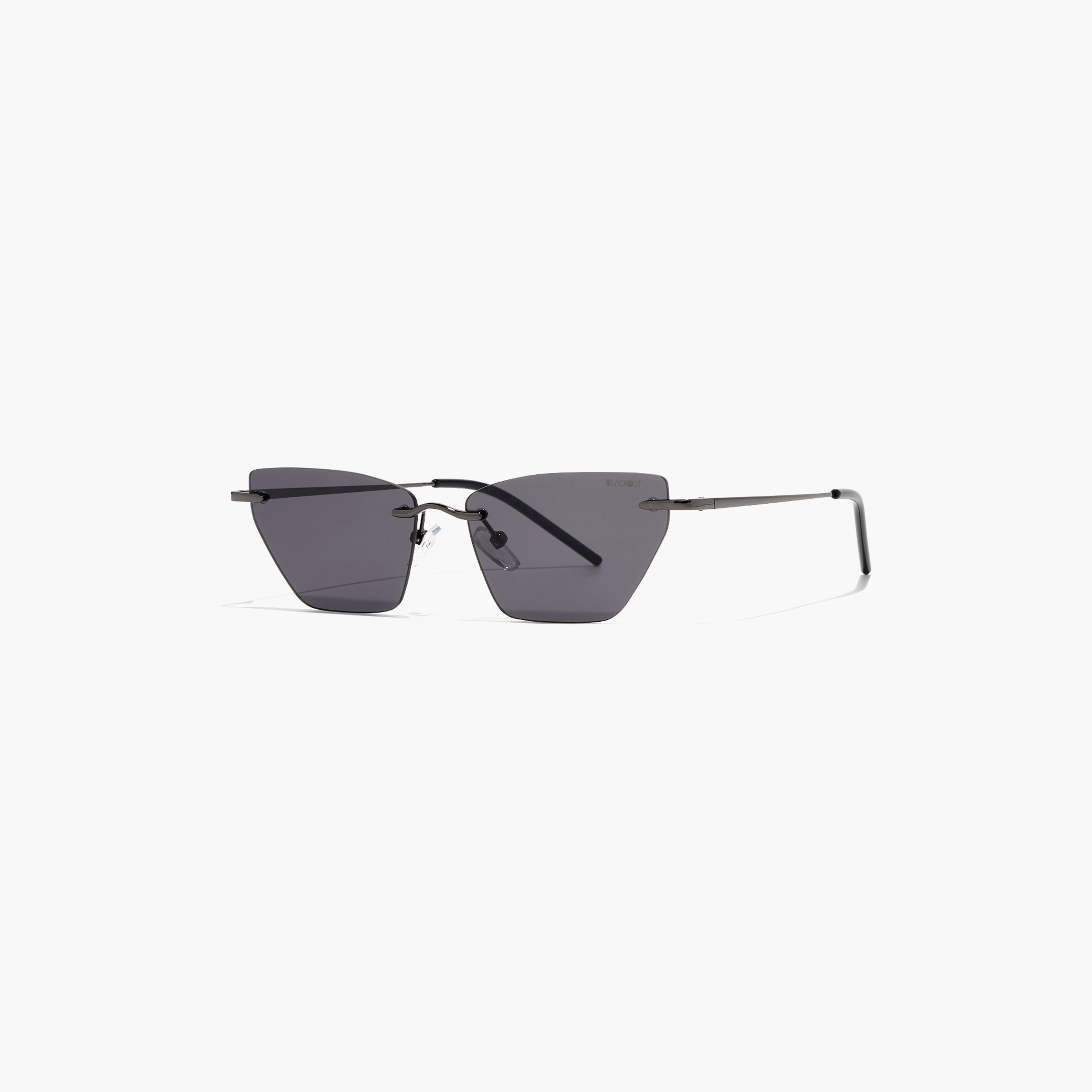 نظارة شمسية بعدسات رمادية ذات كات آي من بلاك أوت ويسبر 54 مم -women-sunglasses-image-1