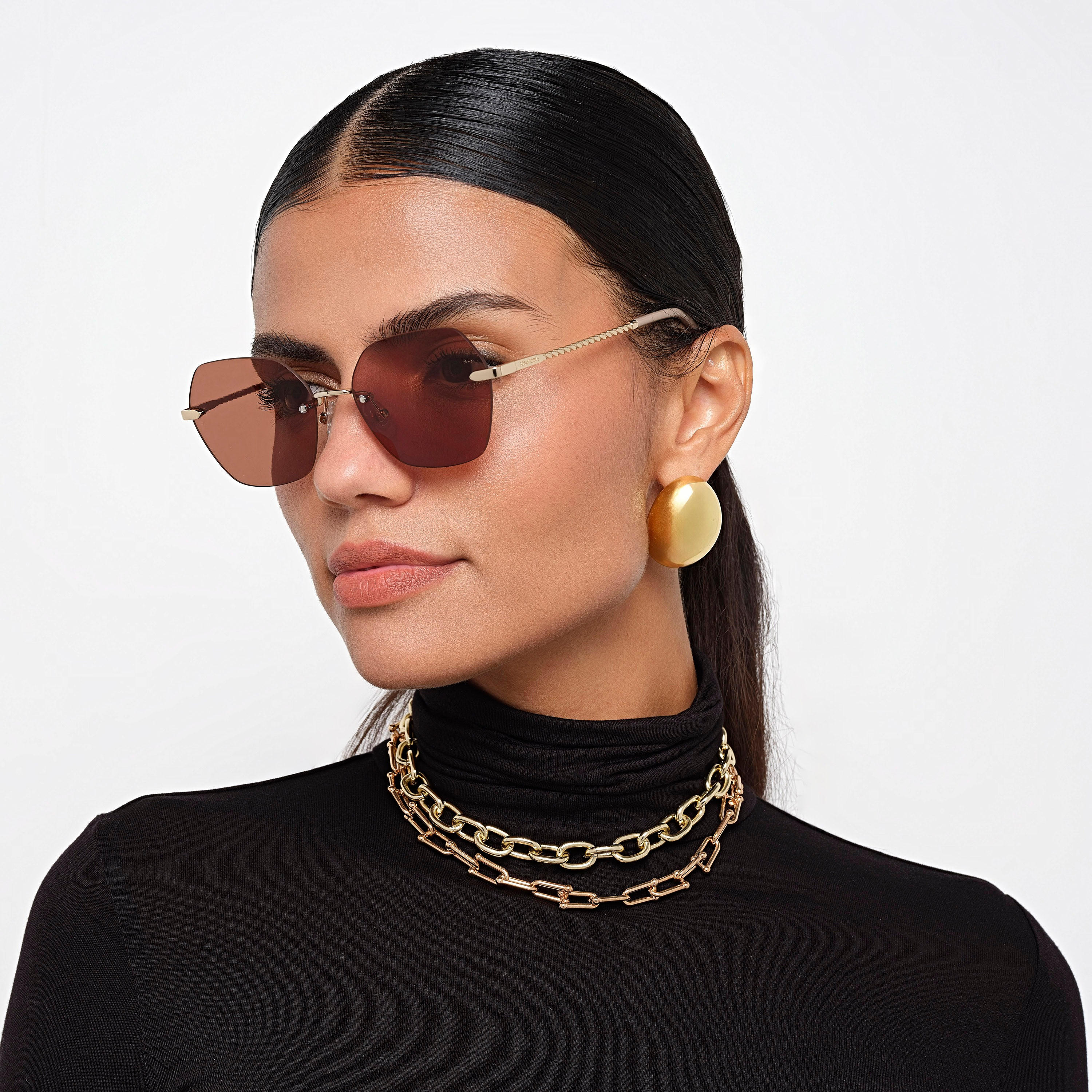 30Sundays ARIA 's Brown Lens 53 MM Geometric Sunglasses -women-sunglasses-image-6