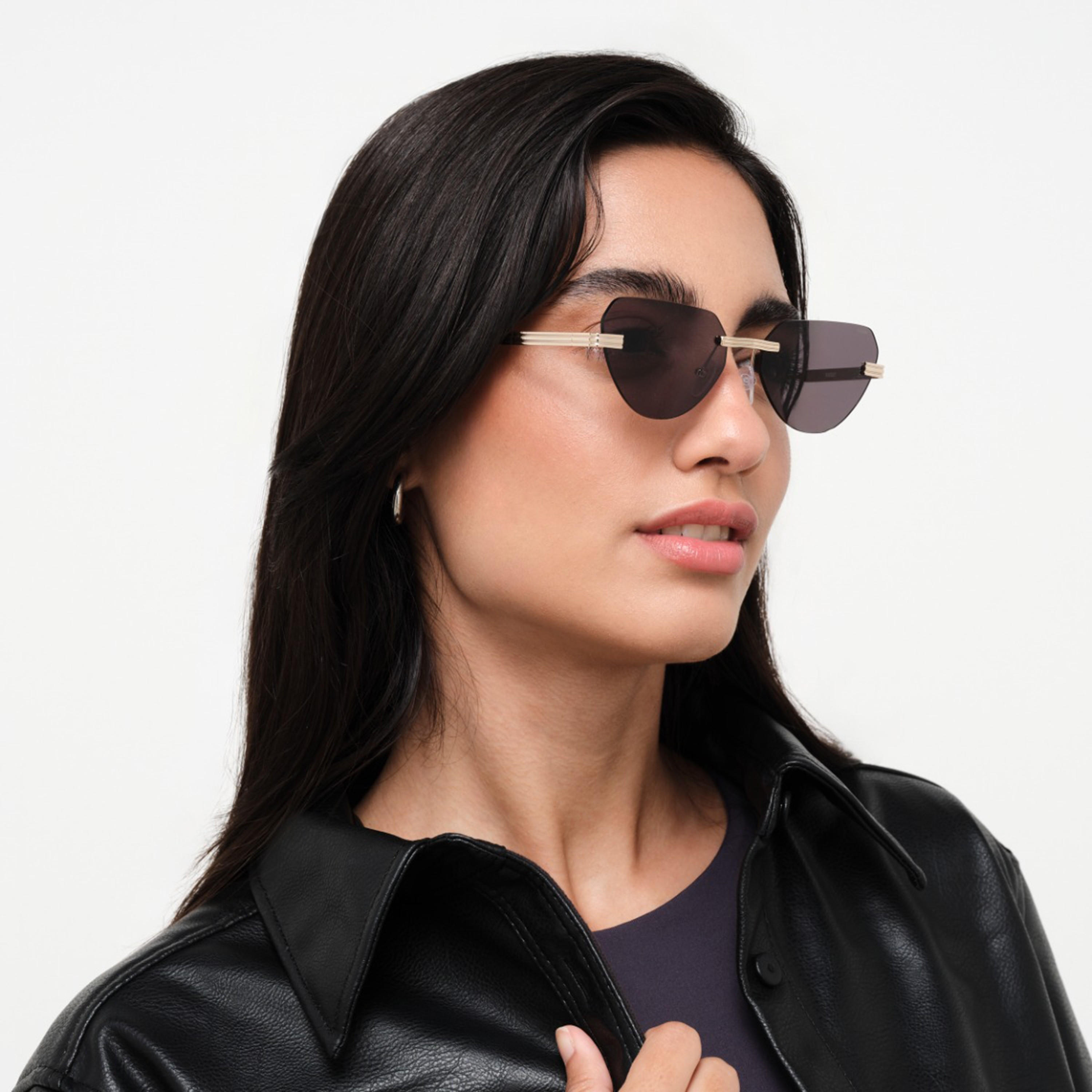 BlackOut LUSTRE 's Black Lens 54 MM Cat Eye Sunglasses -women-sunglasses-image-5