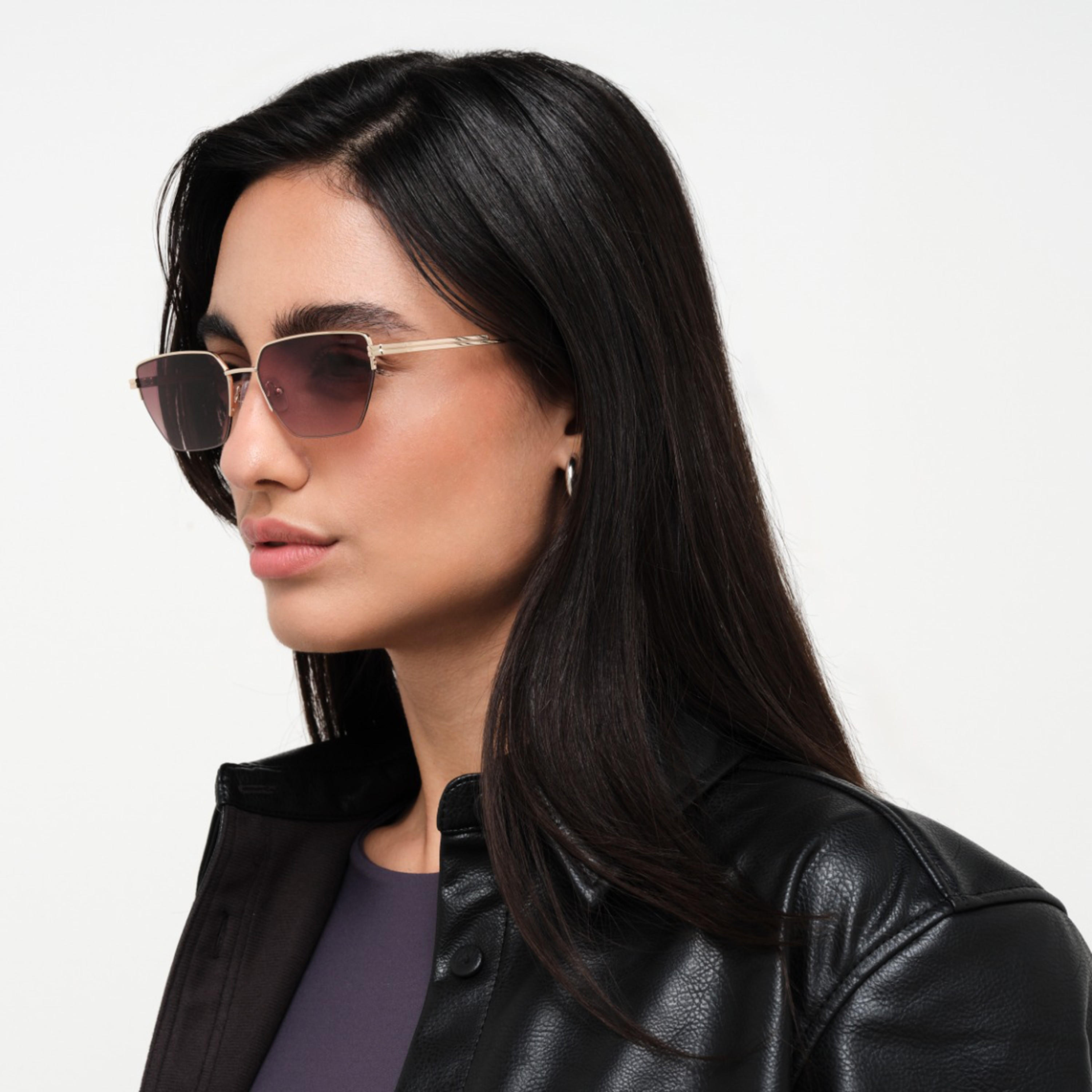BlackOut RADIANCE 's Brown Lens 56 MM Geometric Sunglasses -women-sunglasses-image-5