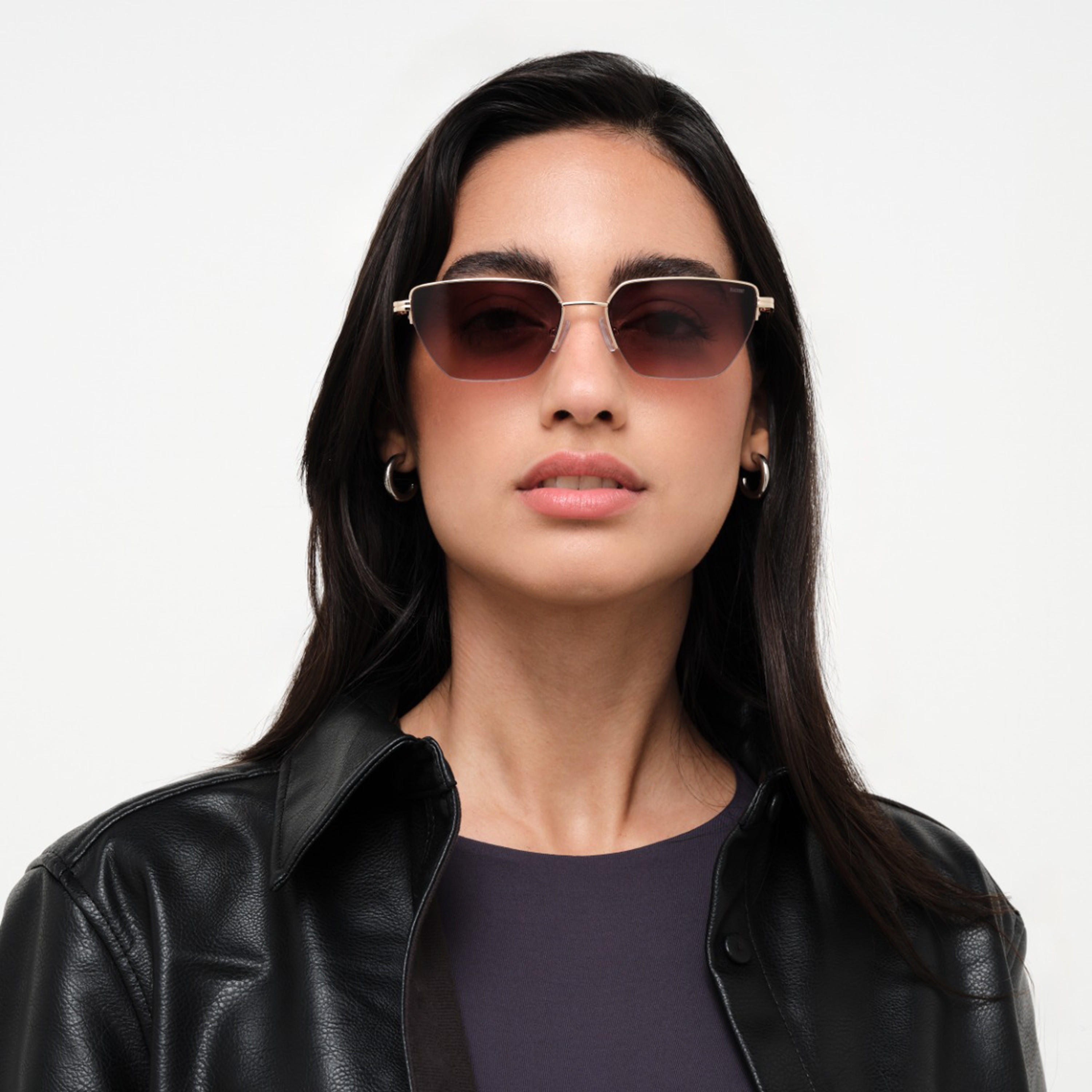 BlackOut RADIANCE 's Brown Lens 56 MM Geometric Sunglasses -women-sunglasses-image-6