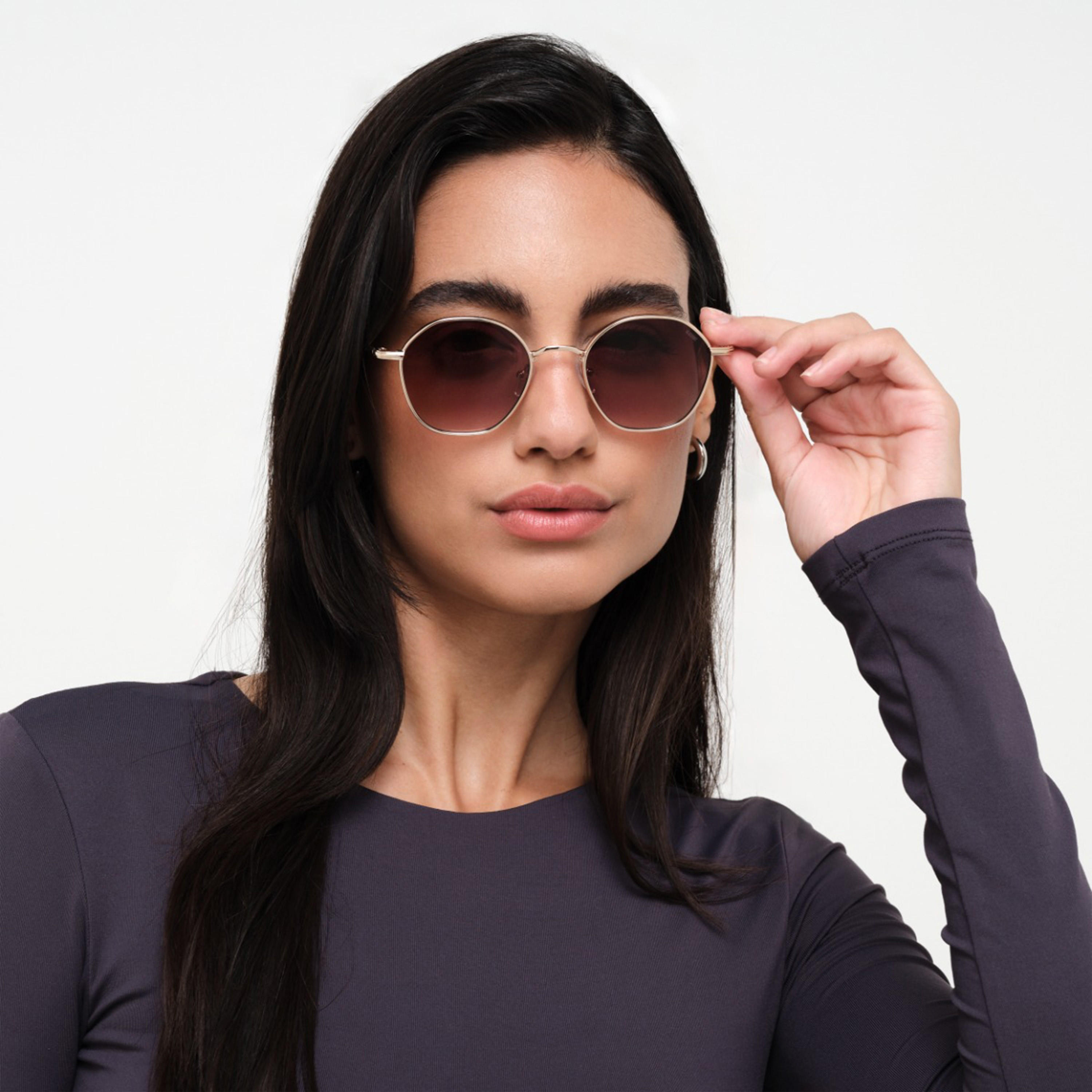 نظارة شمسية بعدسات هندسية وبنية من بلاك أوت شيمر مع 48 مم -men-sunglasses-image-5