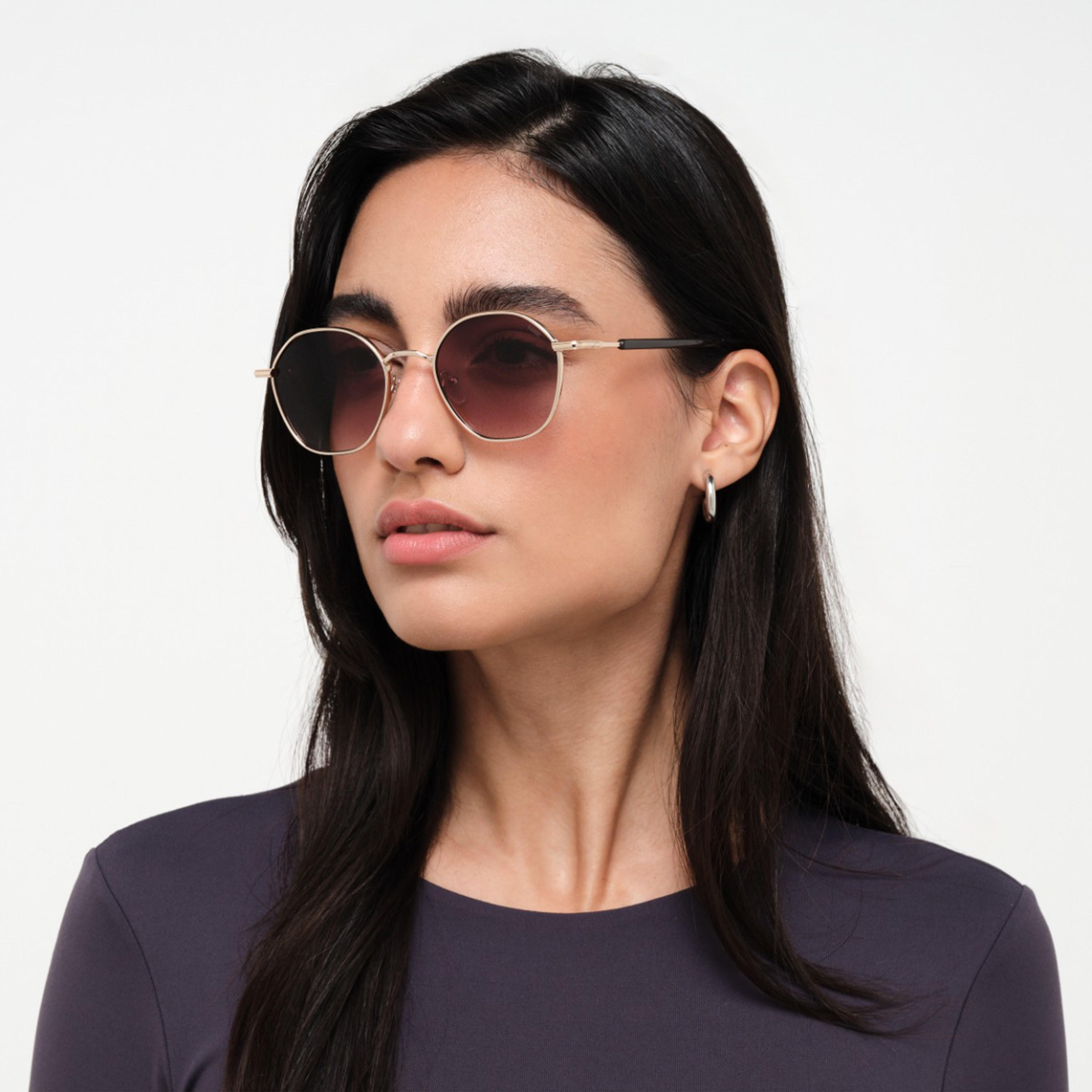 نظارة شمسية بعدسات هندسية وبنية من بلاك أوت شيمر مع 48 مم -men-sunglasses-image-6