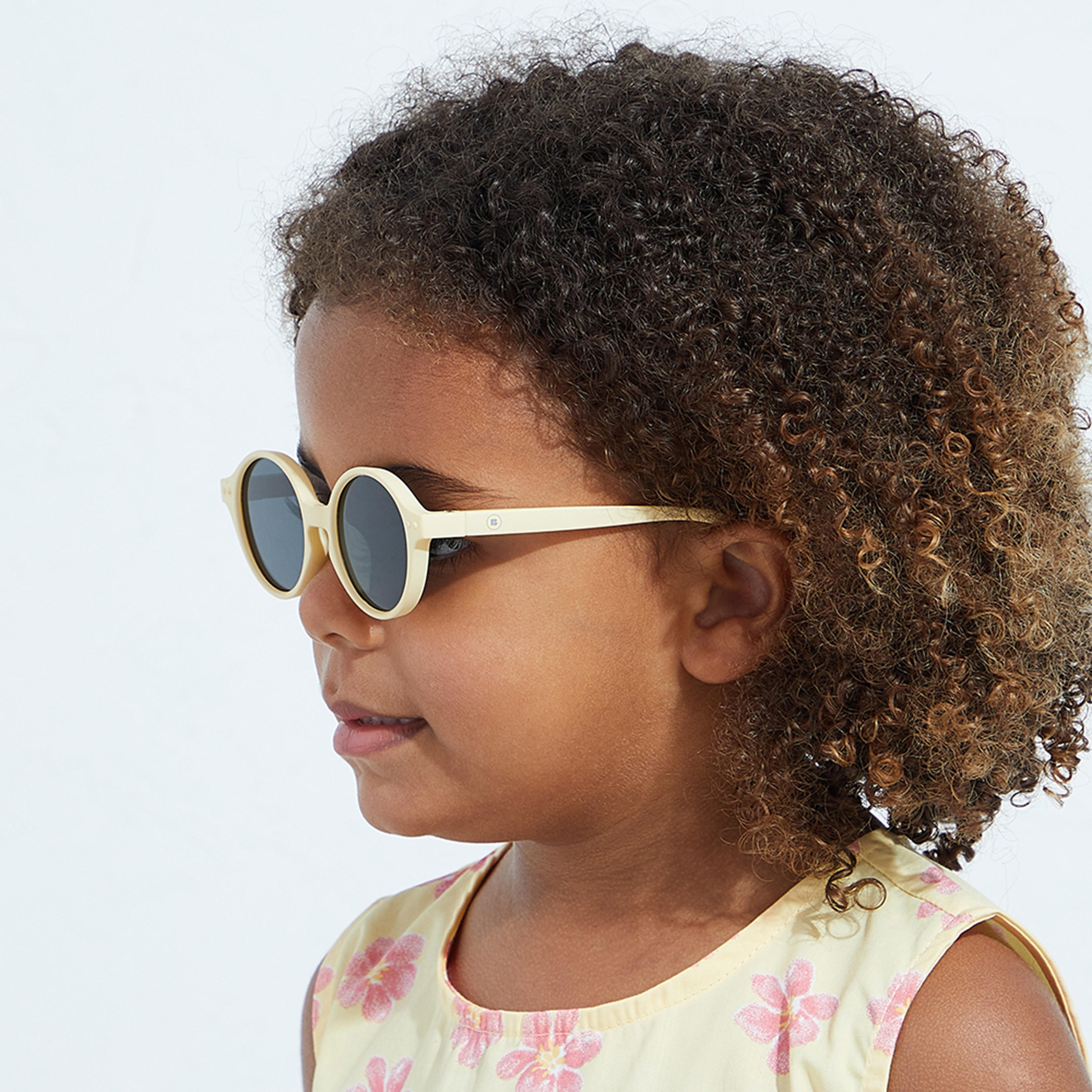 Babamio Kids Grey Lens 40 MM Round Sunglasses | BAB-000500-2007-girls-accessories-sunglasses-image-6