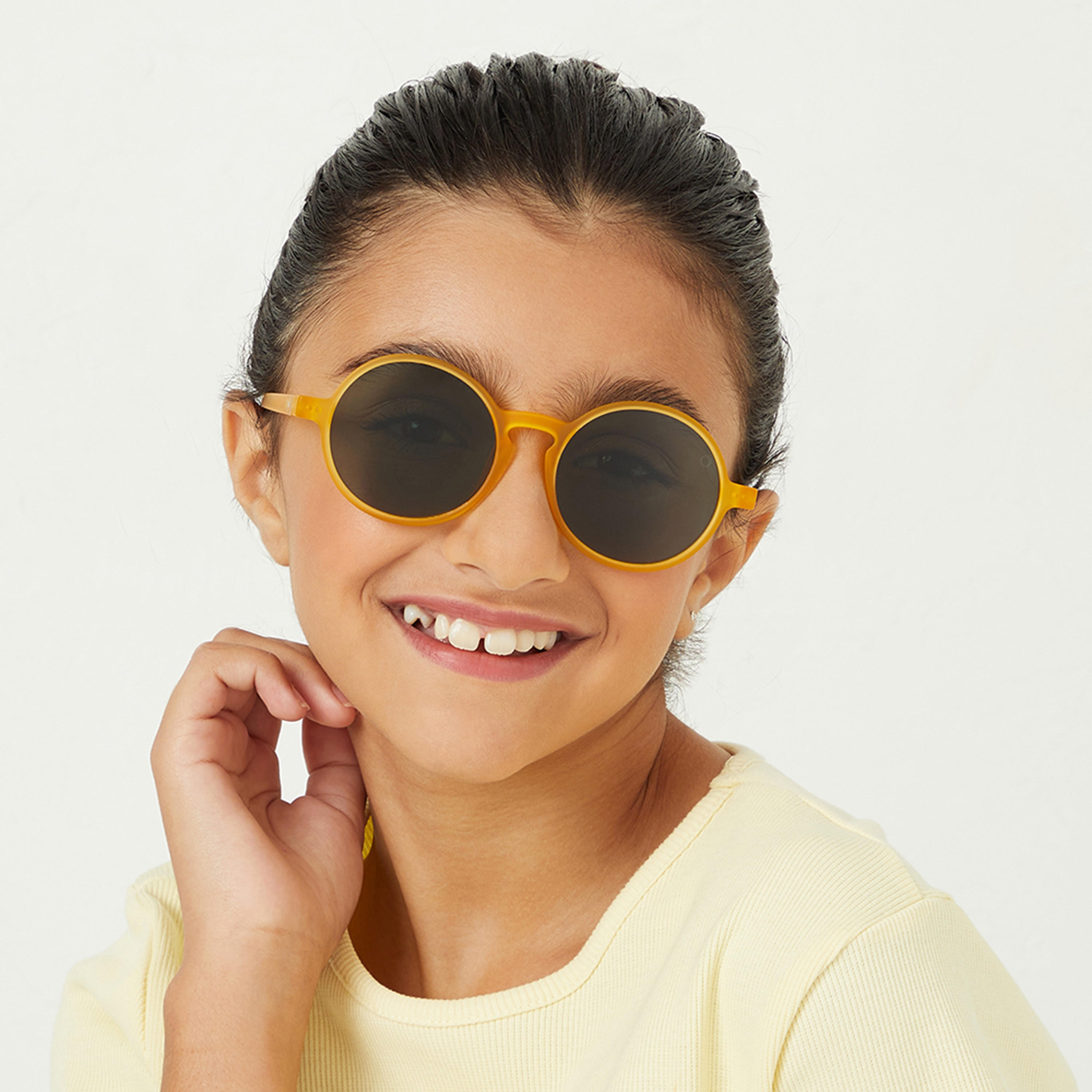 نظارات شمسية ذات دائرية بعدسات خضراء للأطفال من باباميو مع مقاس 50 ملم | BAB-000502-2006-girls-accessories-sunglasses-image-5