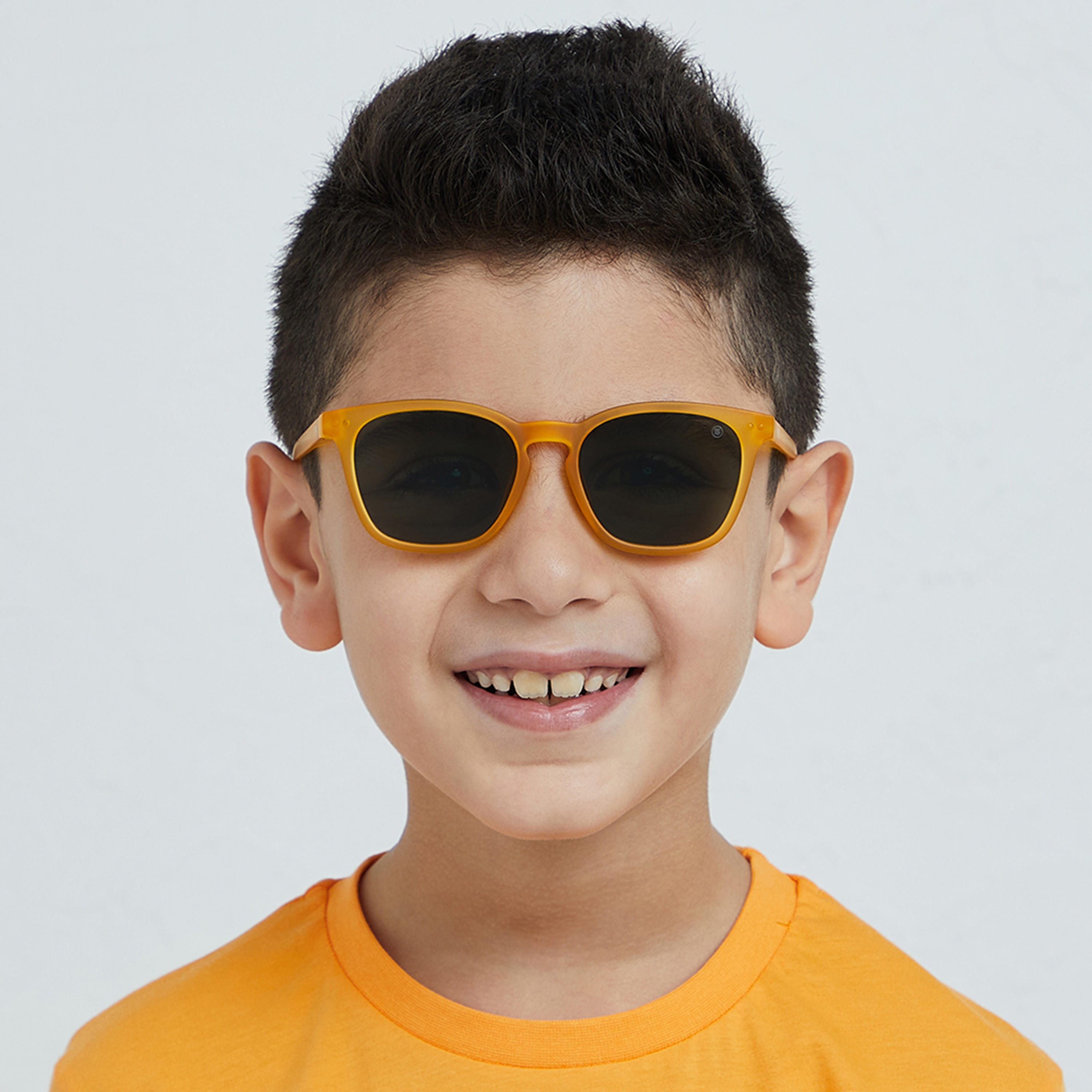 Babamio Kids Green Lens 46 MM Square Sunglasses | BAB-000503-2006-girls-accessories-sunglasses-image-6