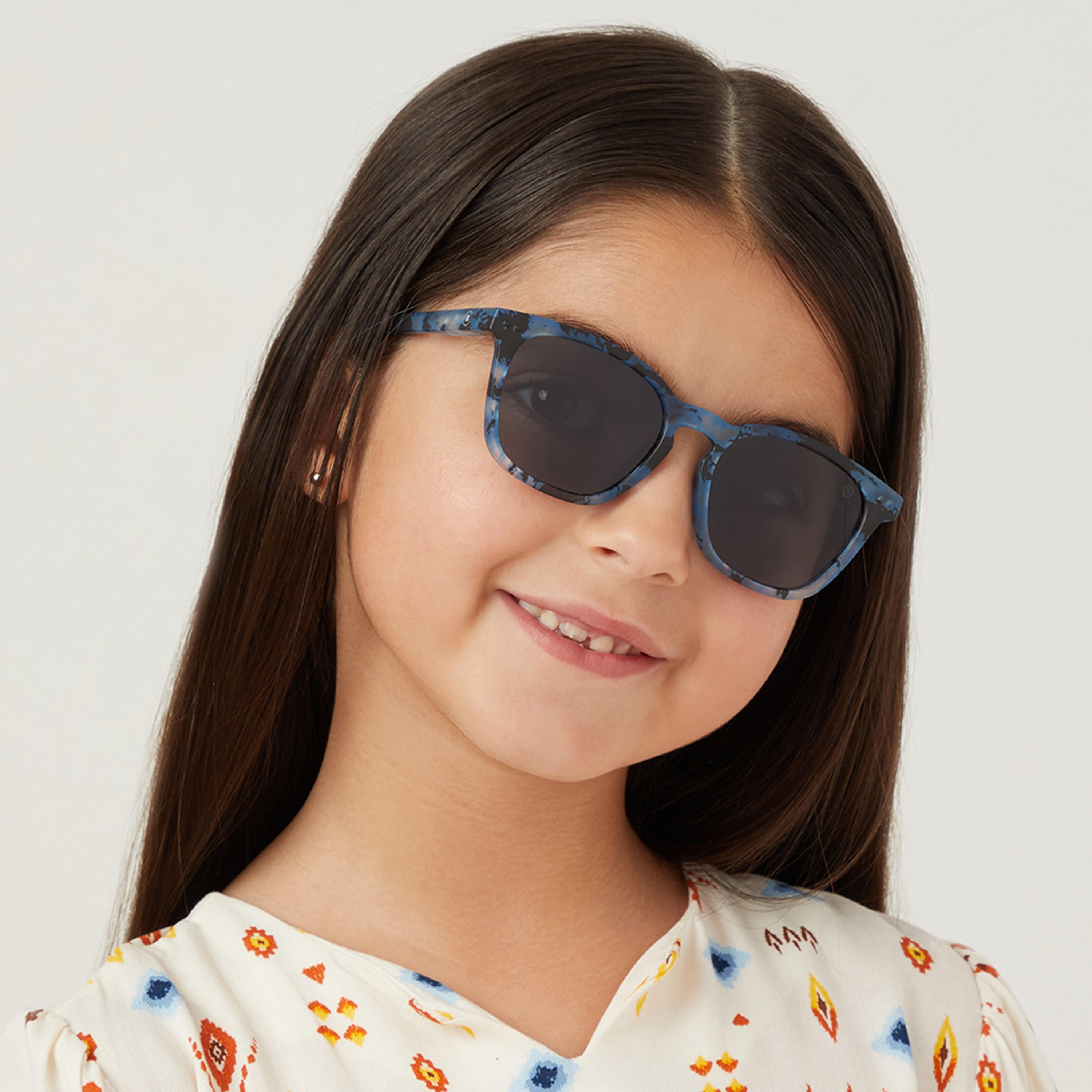 Babamio Kids Grey Lens 46 MM Square Sunglasses | BAB-000503-2807-girls-accessories-sunglasses-image-5