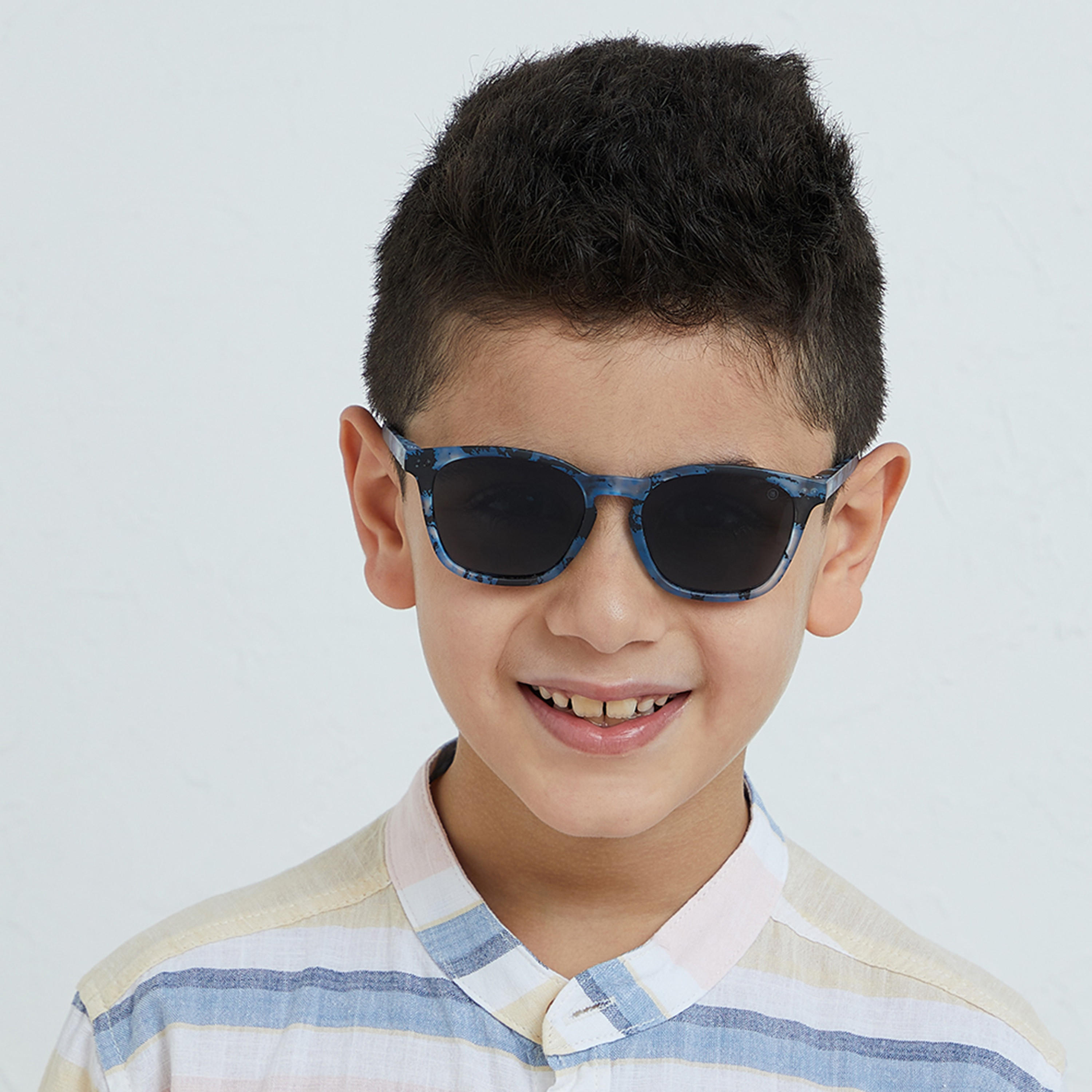 Babamio Kids Grey Lens 46 MM Square Sunglasses | BAB-000503-2807-girls-accessories-sunglasses-image-6