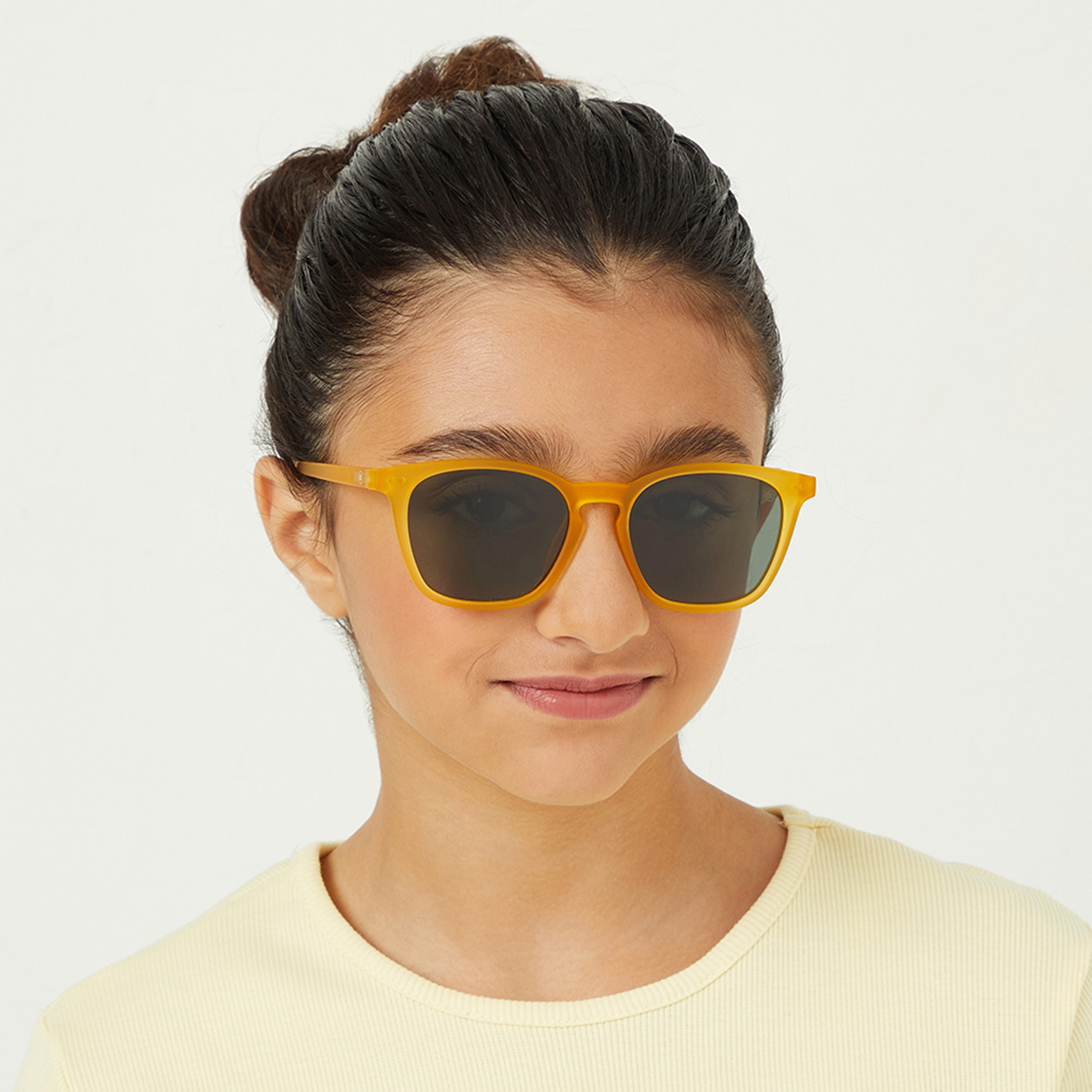 Babamio Kids Green Lens 51 MM Square Sunglasses | BAB-000504-2006-girls-accessories-sunglasses-image-5