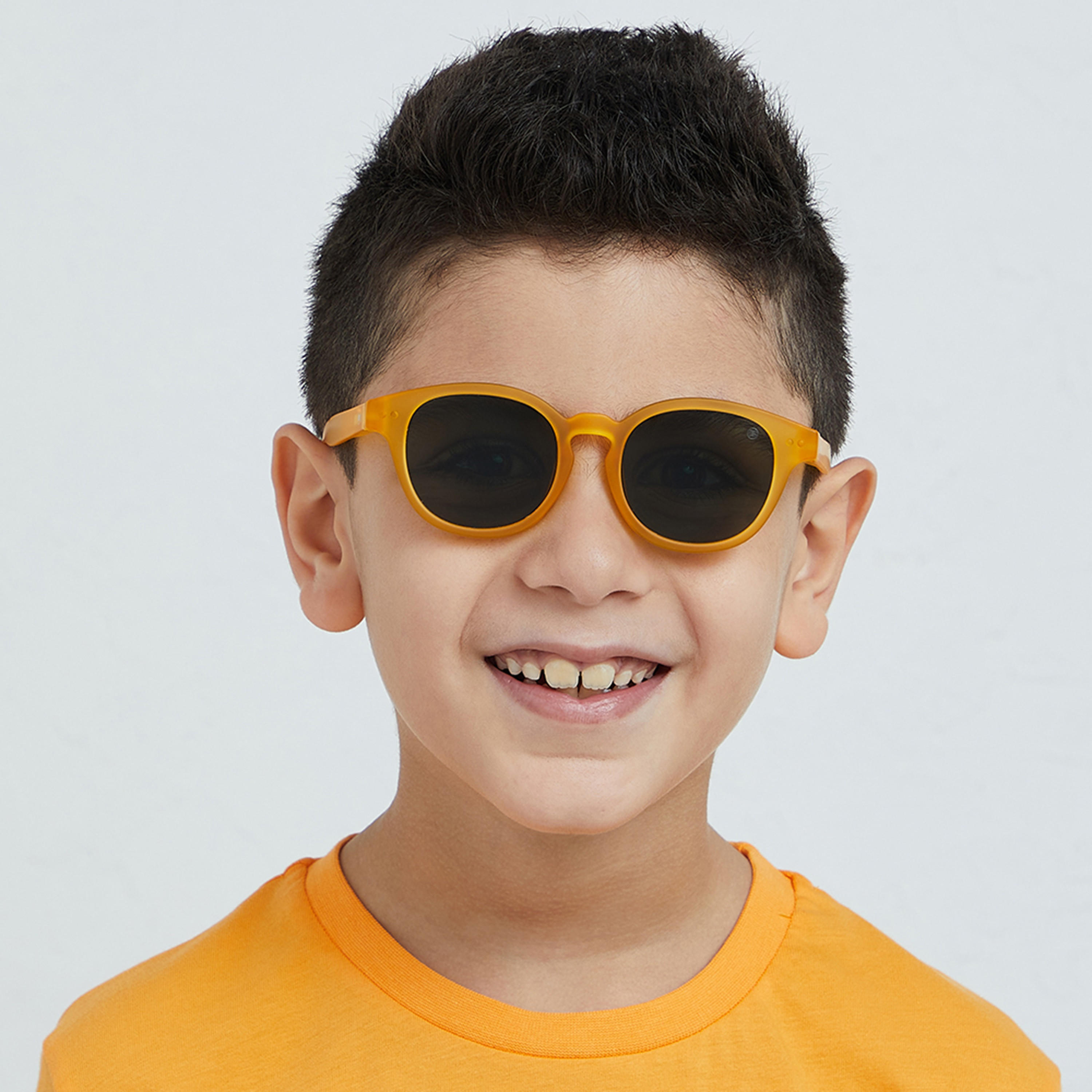 Babamio Kids Green Lens 43 MM Round Sunglasses | BAB-000505-2006-girls-accessories-sunglasses-image-6