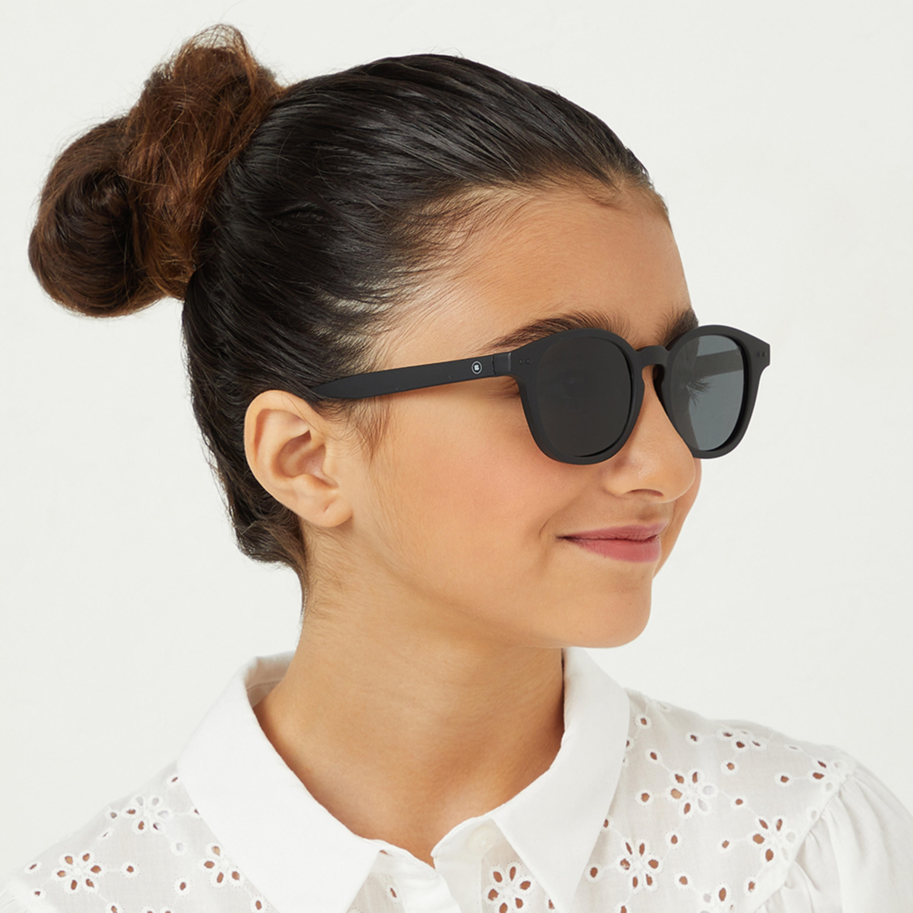 Babamio Kids Grey Lens 48 MM Round Sunglasses | BAB-000506-0107-girls-accessories-sunglasses-image-6