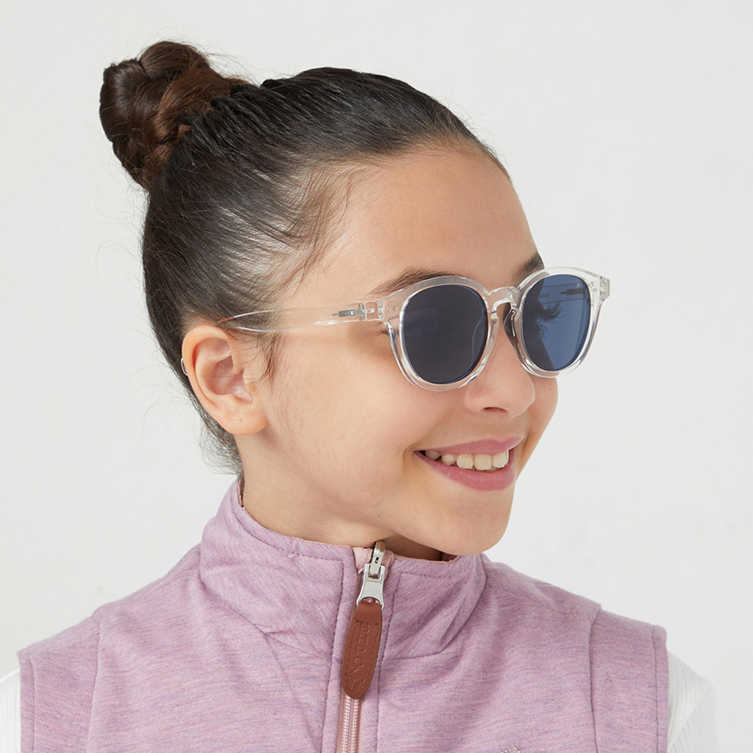 Babamio Kids Blue Lens 48 MM Round Sunglasses | BAB-000506-1402-girls-accessories-sunglasses-image-6