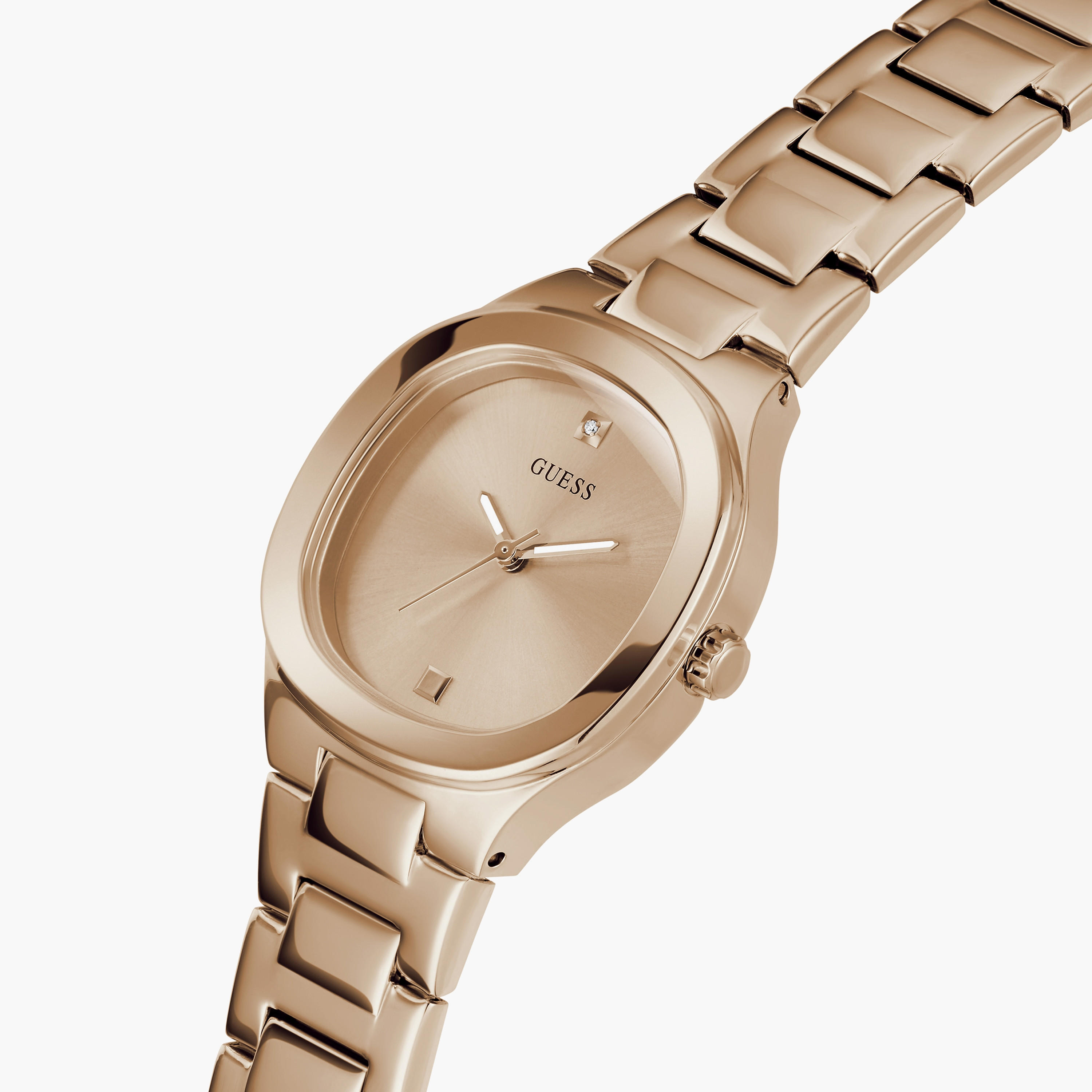 Guess Rose Gold Analog Stainless Steel Strap Watch | GW0615L3 | 32 MM-women-watchesandjewellery-watches-image-4