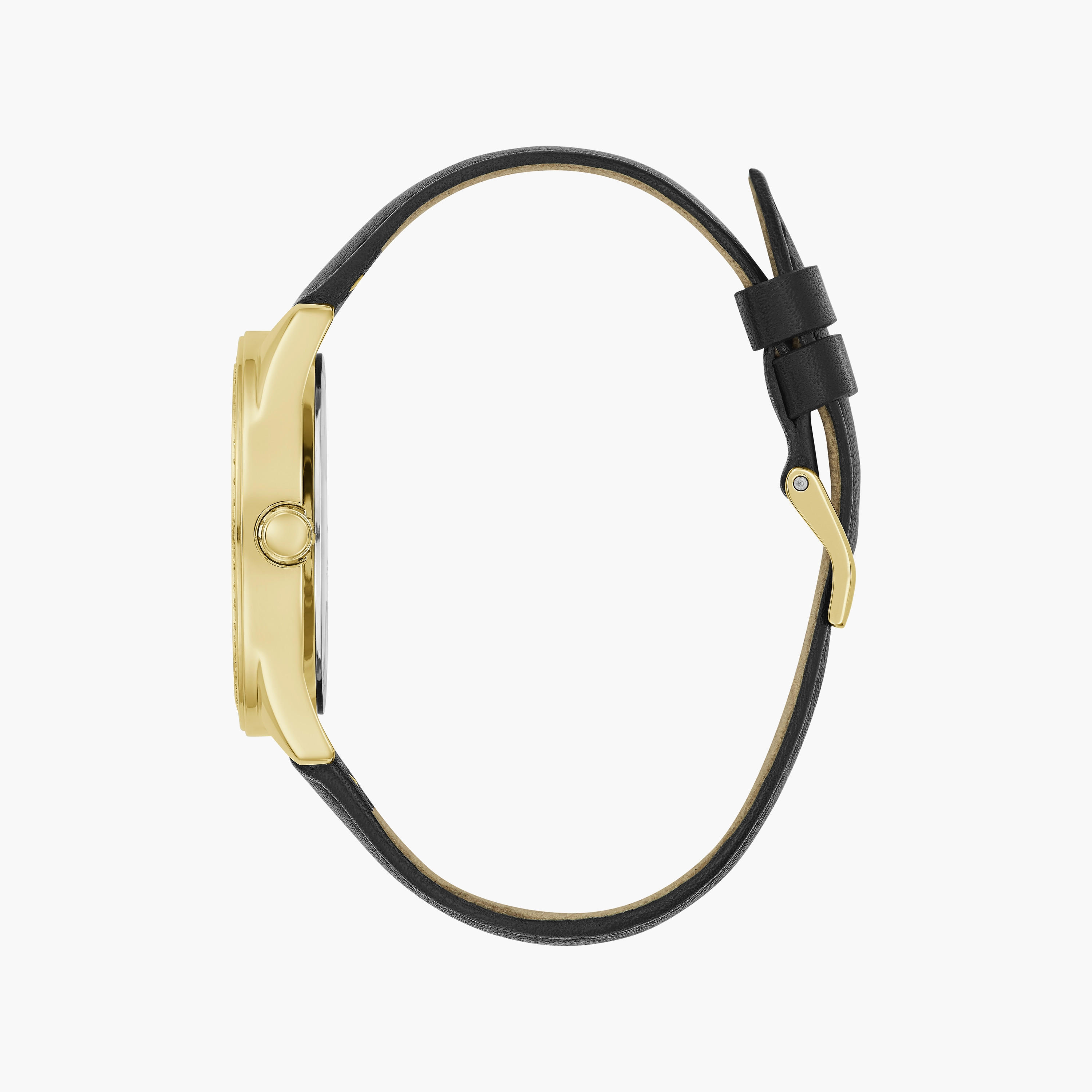 Guess Women's Gold Analog Leather Strap Watch | GW0608L2-women-watchesandjewellery-watches-image-2