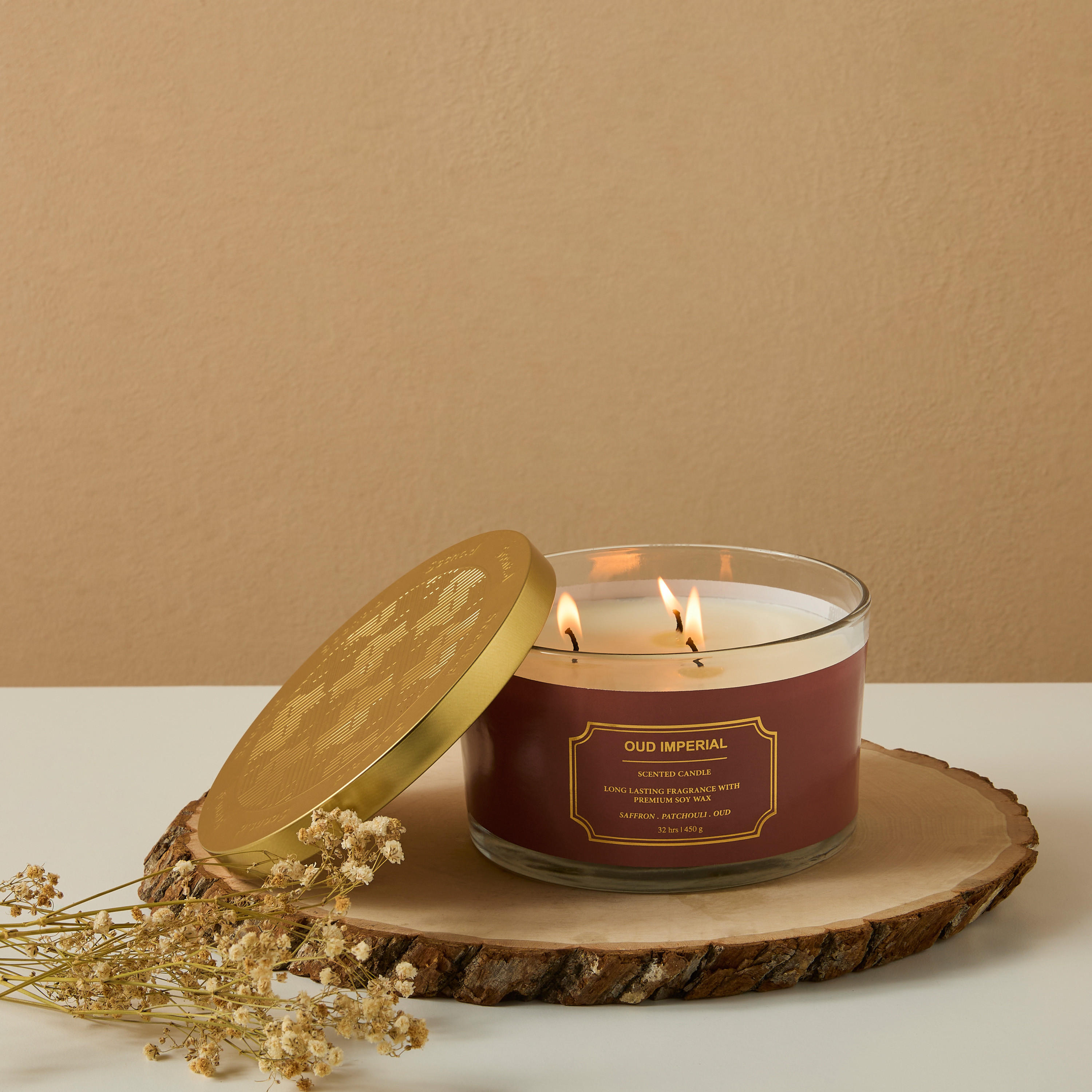Scent.d Oud Imperial 3-Wick Candle - 32 h-household-homefragrance-candles-image-1