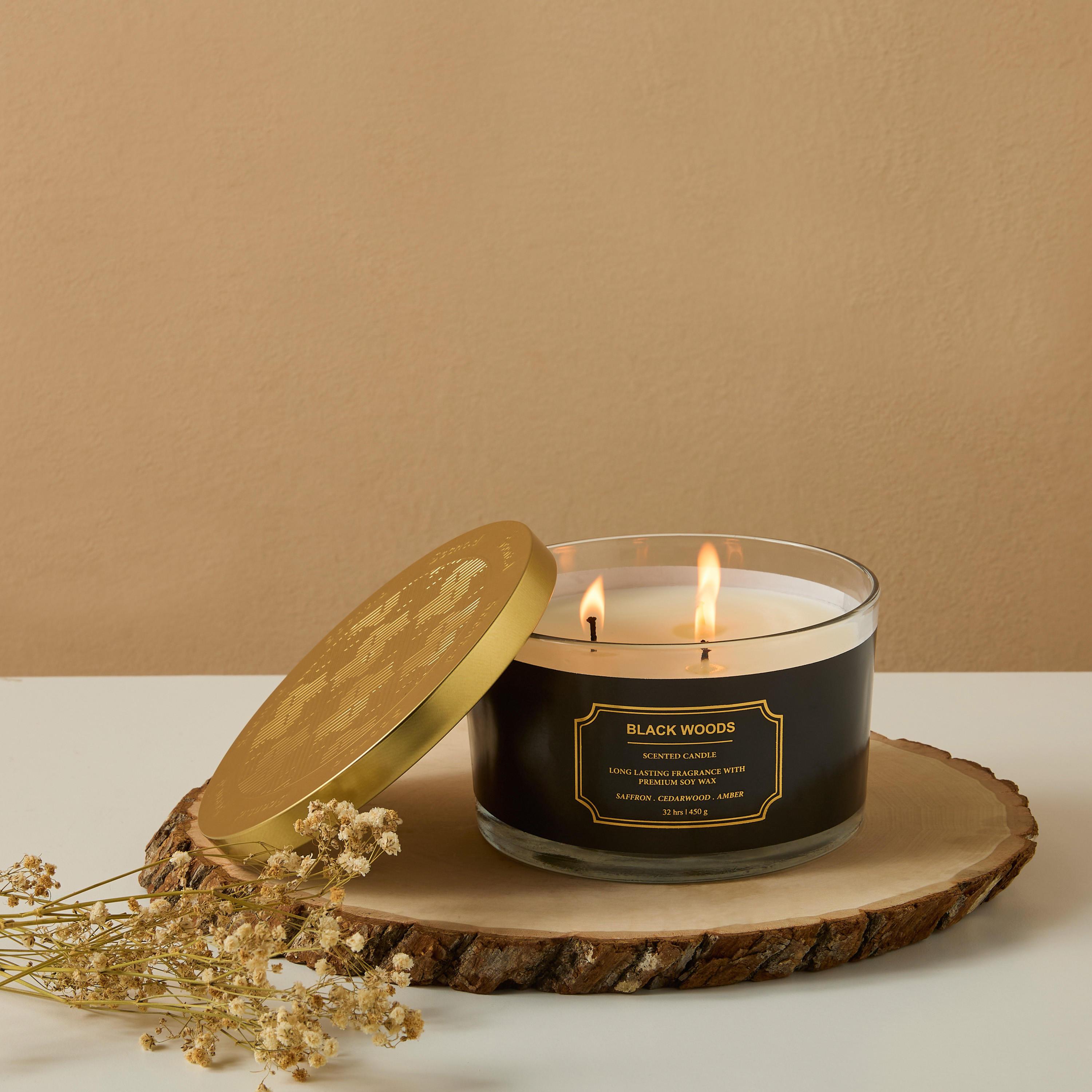 Scent.d Black Woods 3-Wick Candle - 32 h-household-homefragrance-candles-image-1