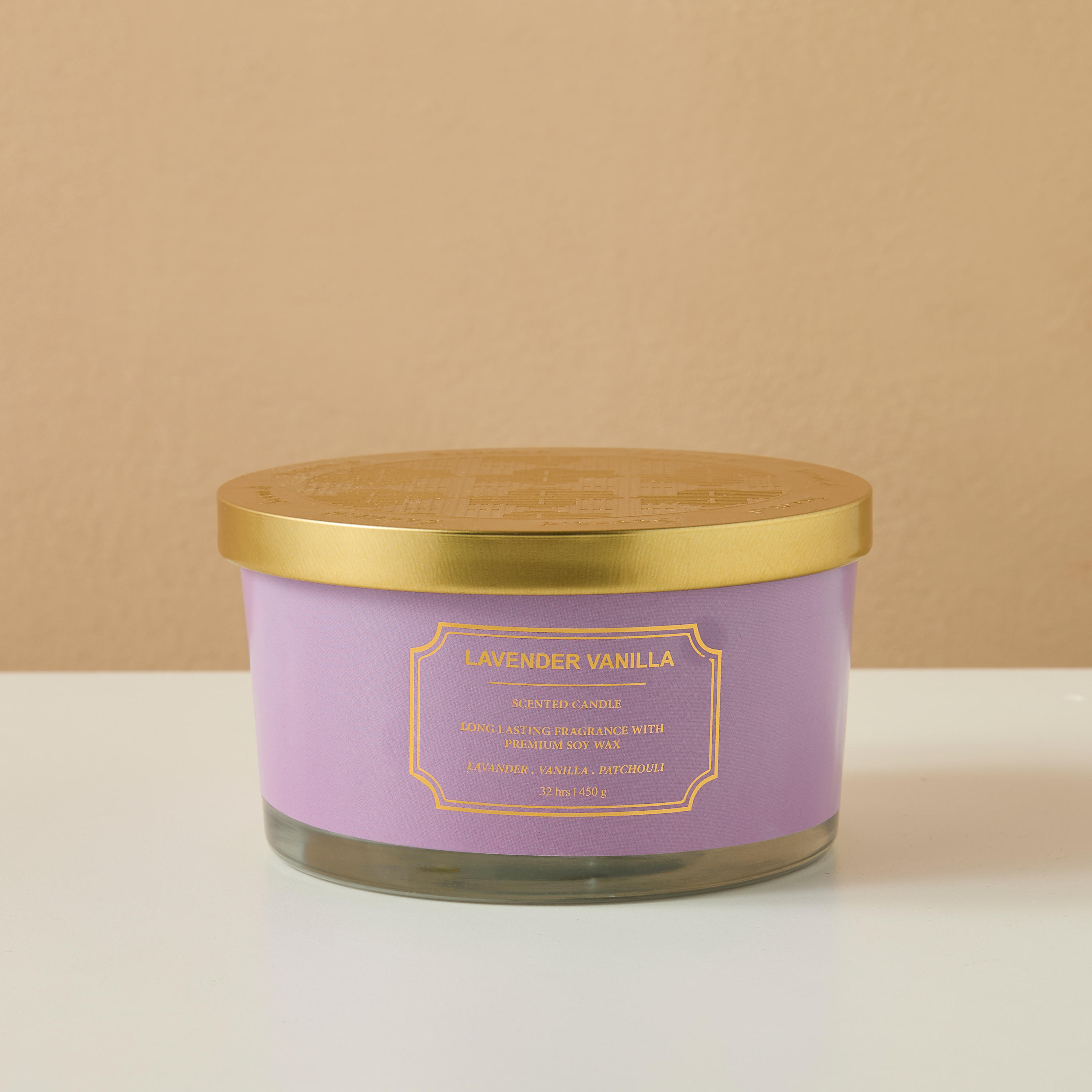 Scent.d Lavender Vanilla 3-Wick Candle - 32 h-household-homefragrance-candles-image-2