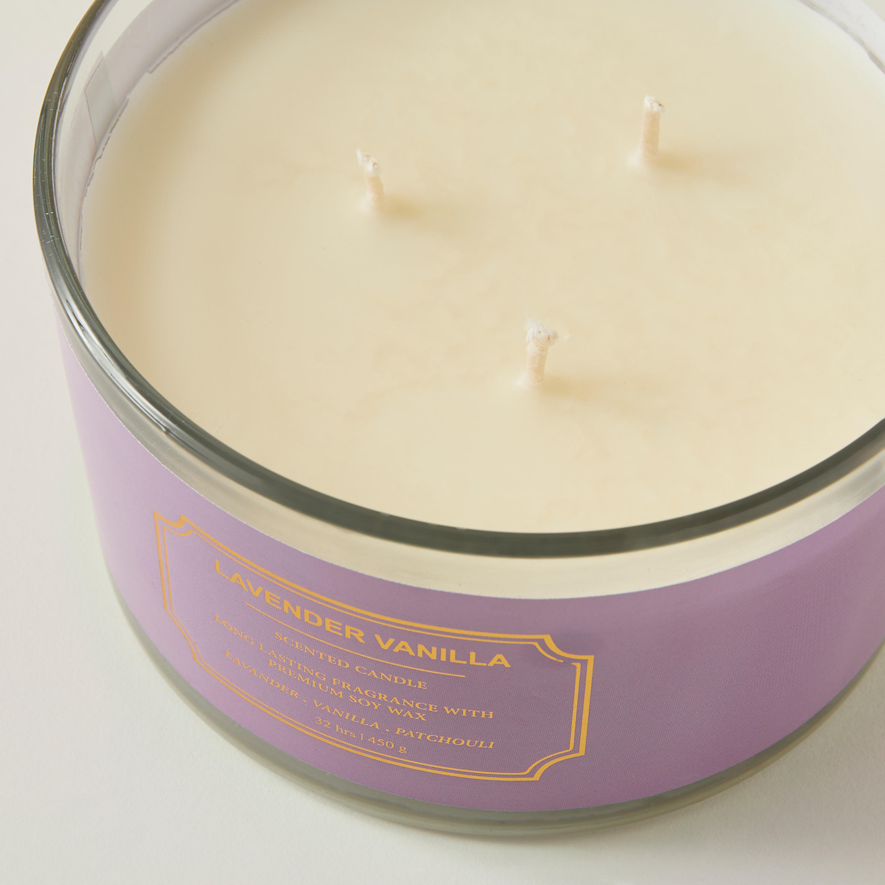 Scent.d Lavender Vanilla 3-Wick Candle - 32 h-household-homefragrance-candles-image-3