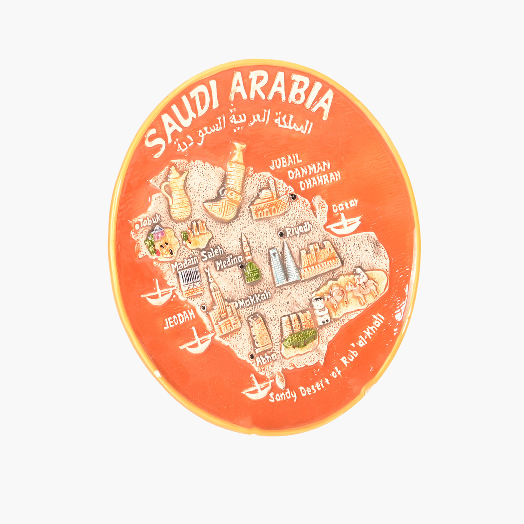 Crafted by Lifestyle Saudi Arabia Map Souvenir Magnet-household-decor-decorativeobjectsandsculptures-image-2