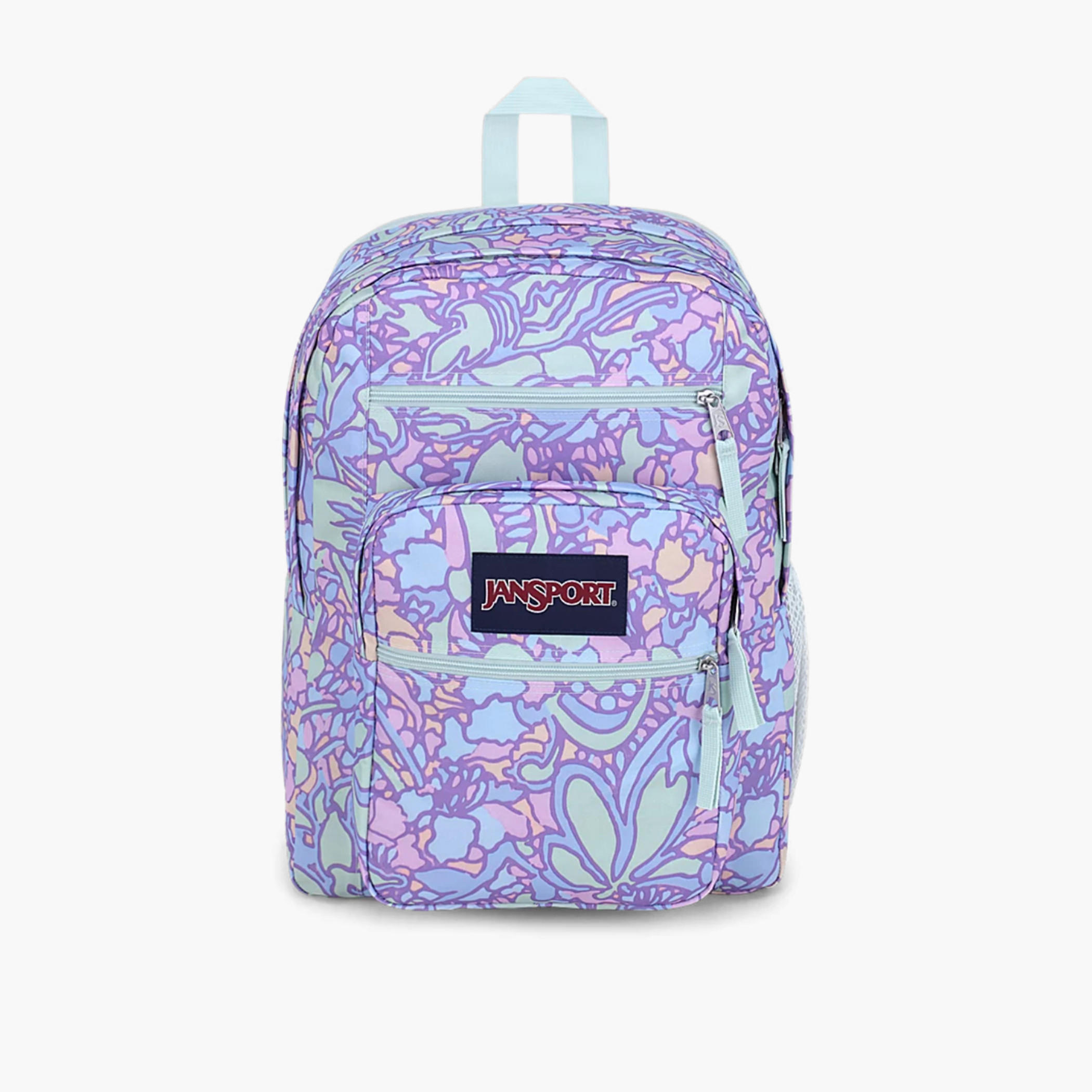 Jansport Floral Print Backpack with Adjustable Straps and Zip Closure - 53.34x40.64x33.02 cms-cpkids-backtoschool-schoolbagsandbackpacks-backpacks-image-1