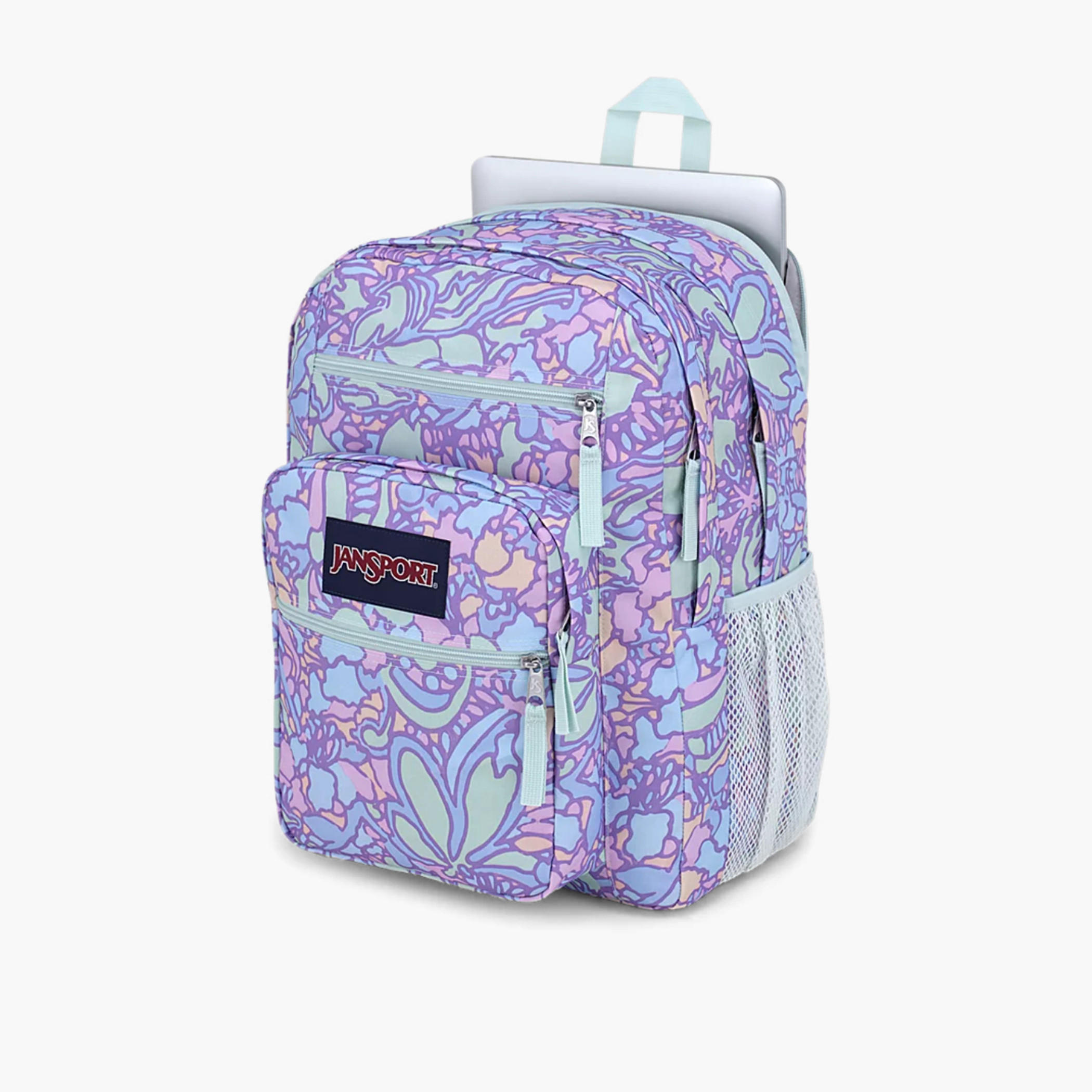 Jansport Floral Print Backpack with Adjustable Straps and Zip Closure - 53.34x40.64x33.02 cms-cpkids-backtoschool-schoolbagsandbackpacks-backpacks-image-4