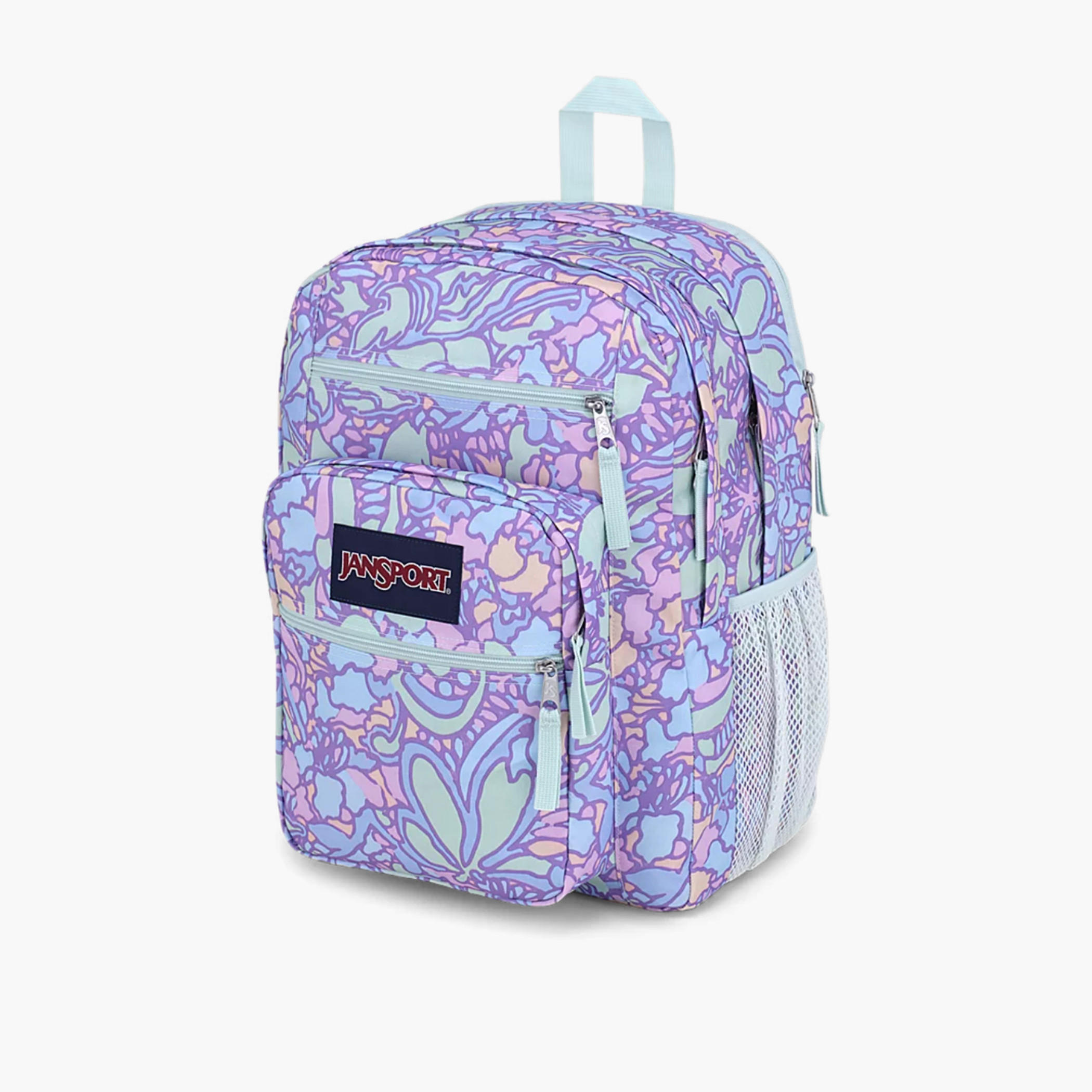 Jansport Floral Print Backpack with Adjustable Straps and Zip Closure - 53.34x40.64x33.02 cms-cpkids-backtoschool-schoolbagsandbackpacks-backpacks-image-6