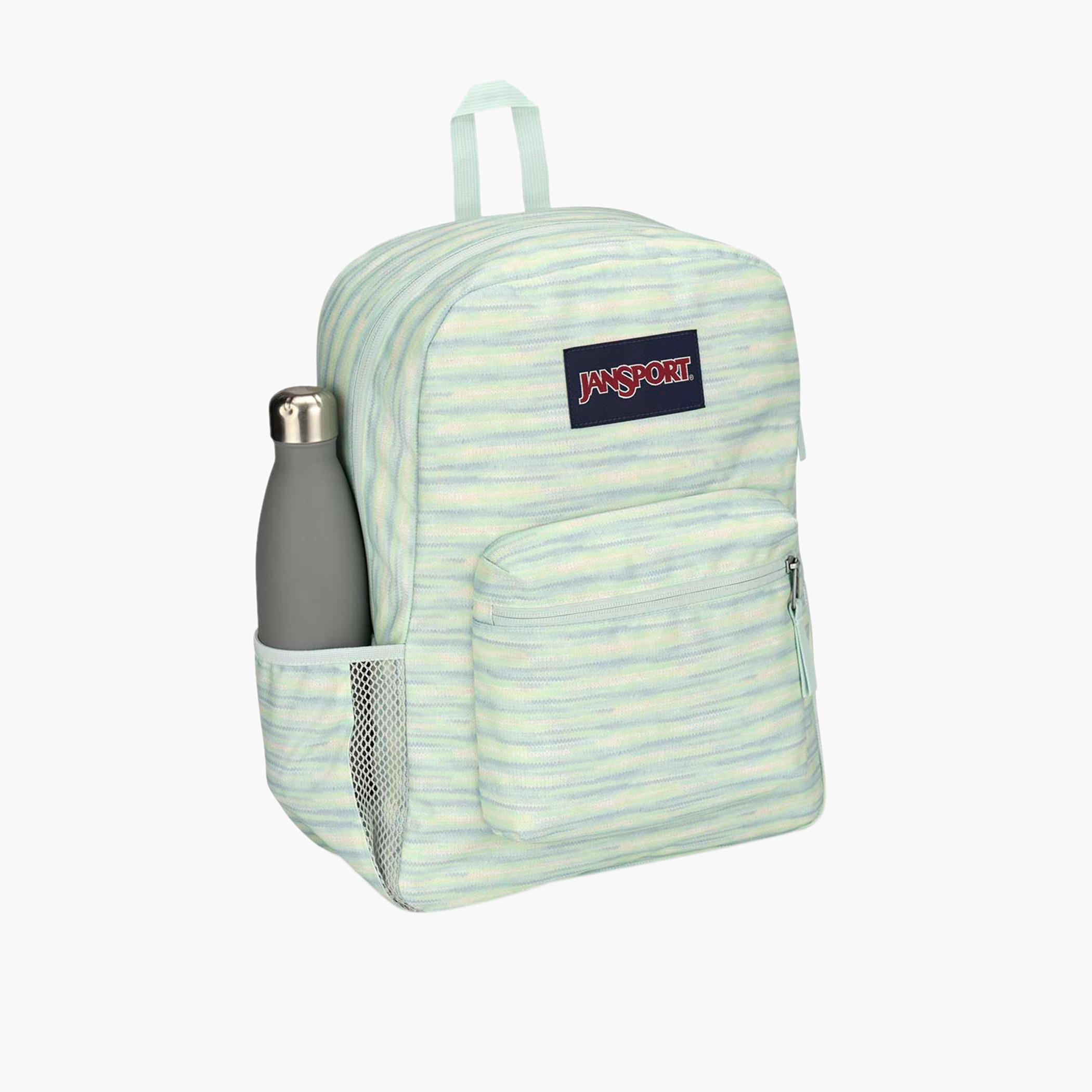 Jansport Striped Backpack with Adjustable Straps and Zip Closure - 60.02x39.7x45.72 cms-school-bagsandbackpacks-backpacks-image-3