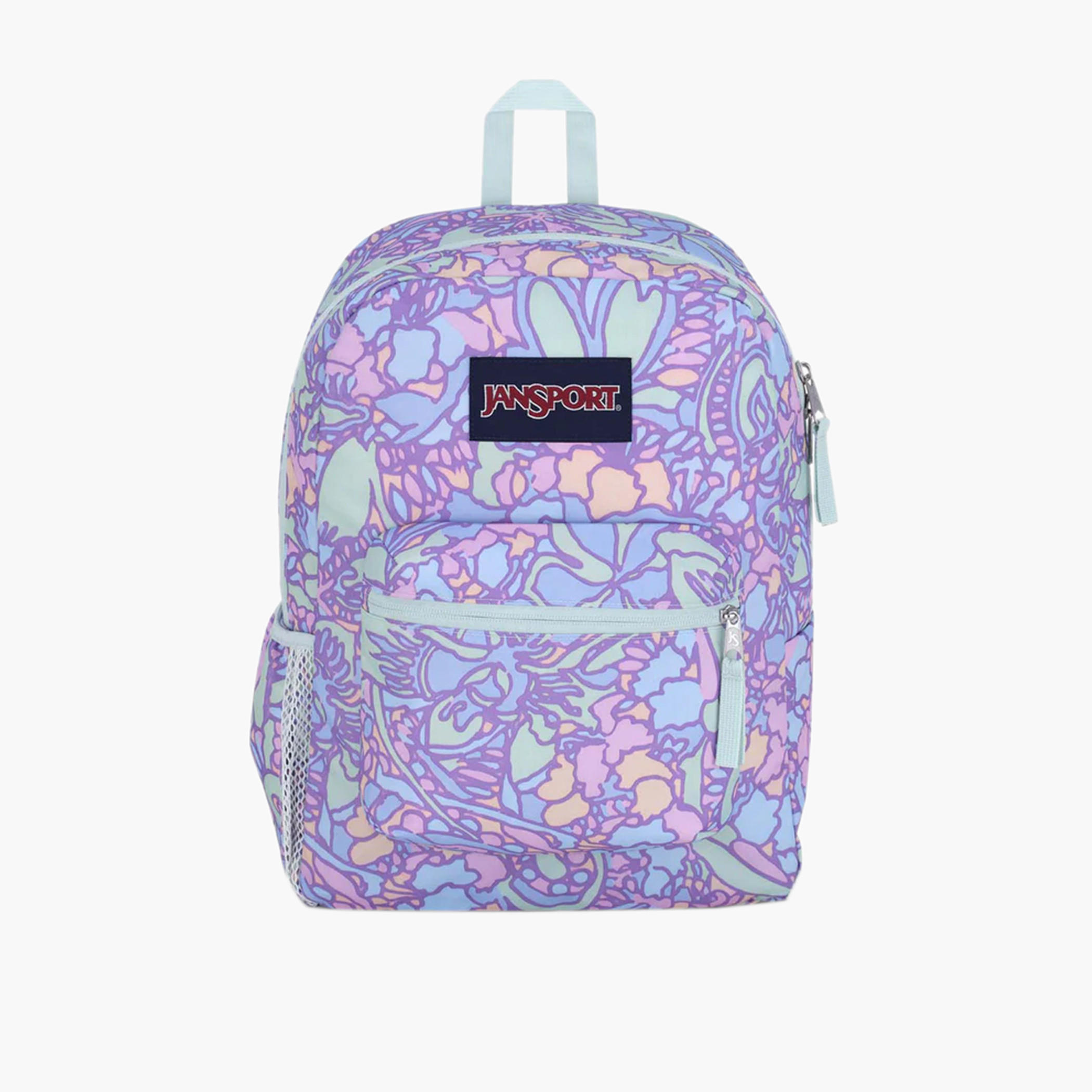 Jansport Floral Print Backpack with Adjustable Straps and Zip Closure - 60.02x39.7x45.72 cms-cpkids-backtoschool-schoolbagsandbackpacks-backpacks-image-1