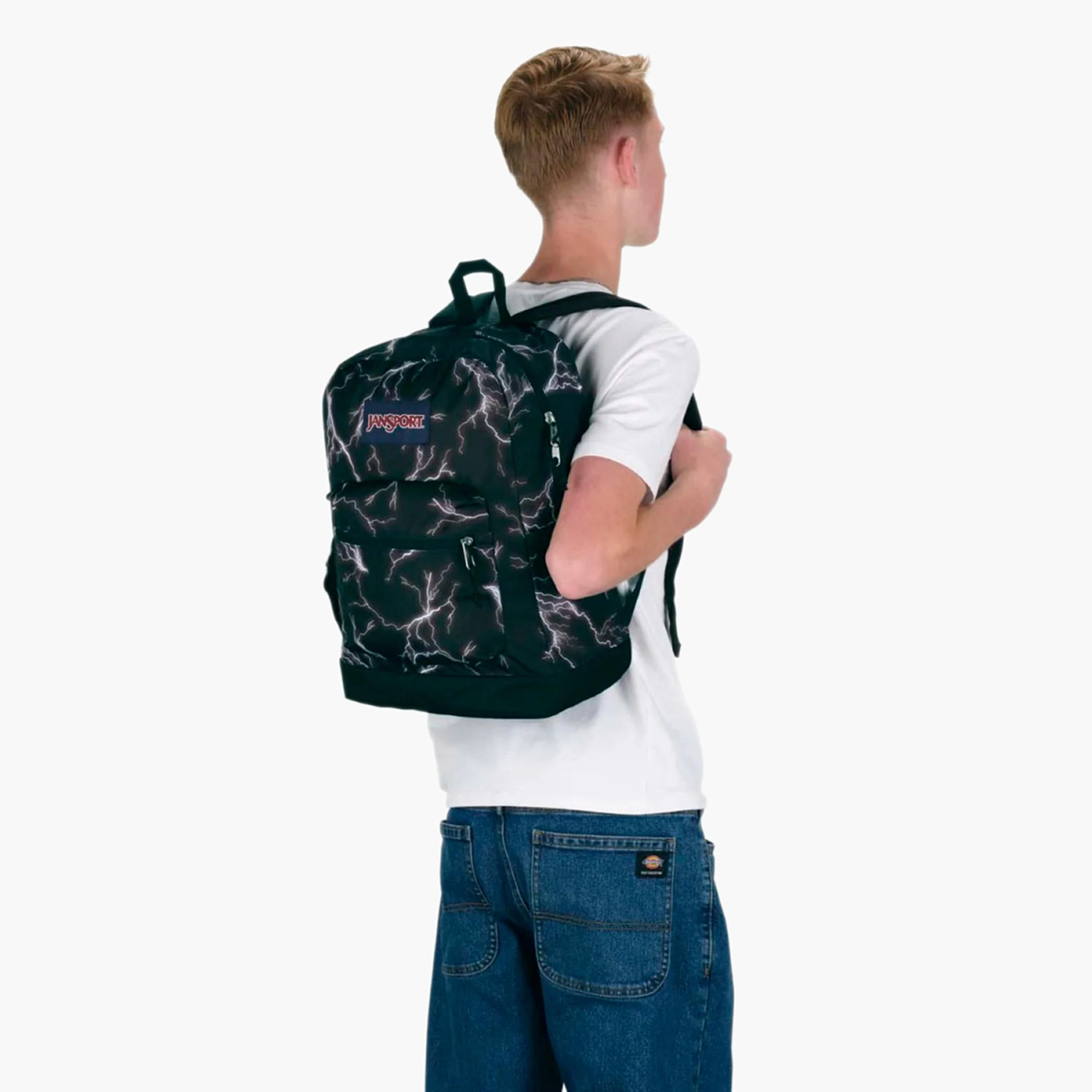 Jansport Electric Bolt Print Backpack with Adjustable Straps and Zip Closure - 76.2x38x33 cms-cpkids-backtoschool-schoolbagsandbackpacks-backpacks-image-8