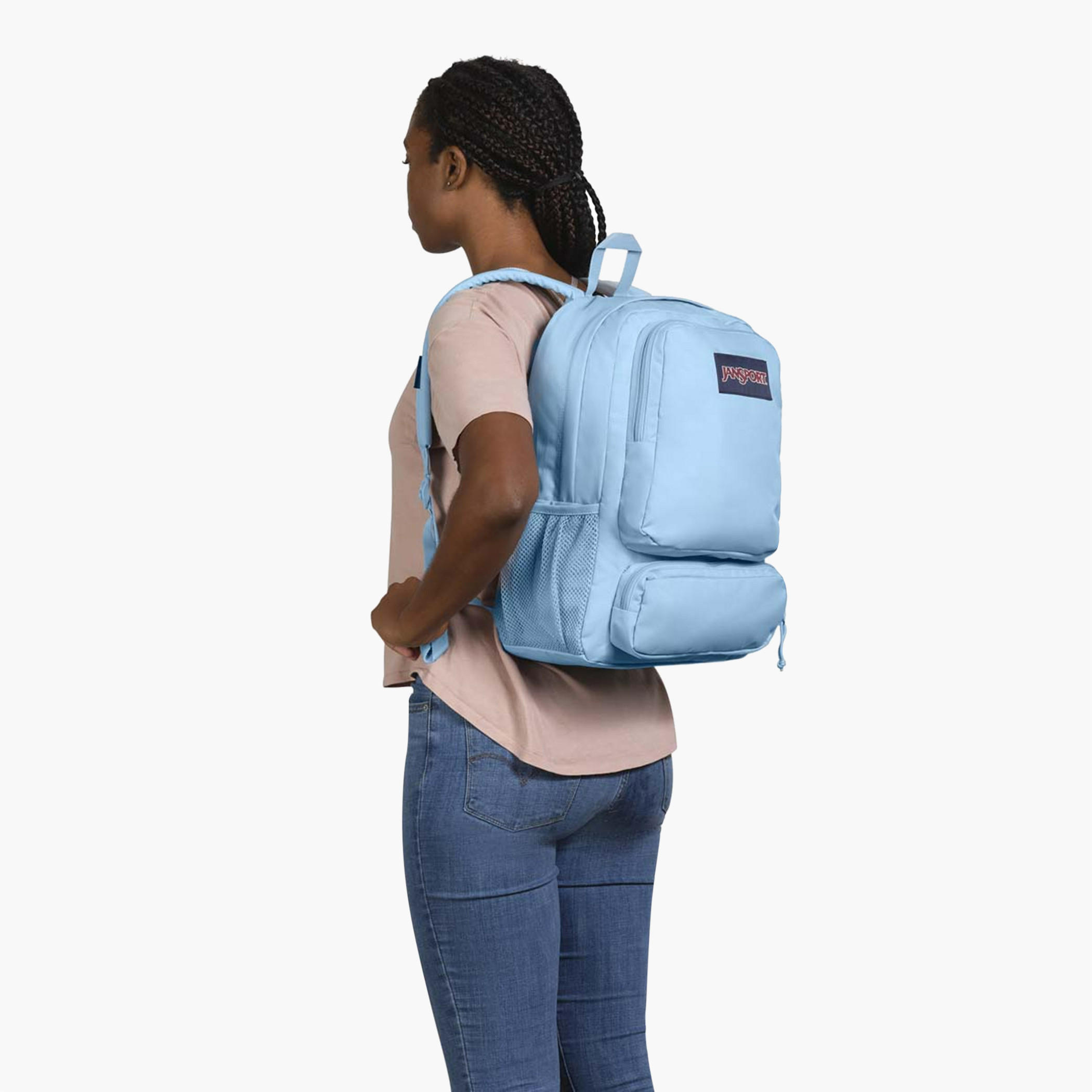 Jansport Solid Backpack with Adjustable Straps and Zip Closure - 76.2x38x33 cms-school-bagsandbackpacks-backpacks-image-8