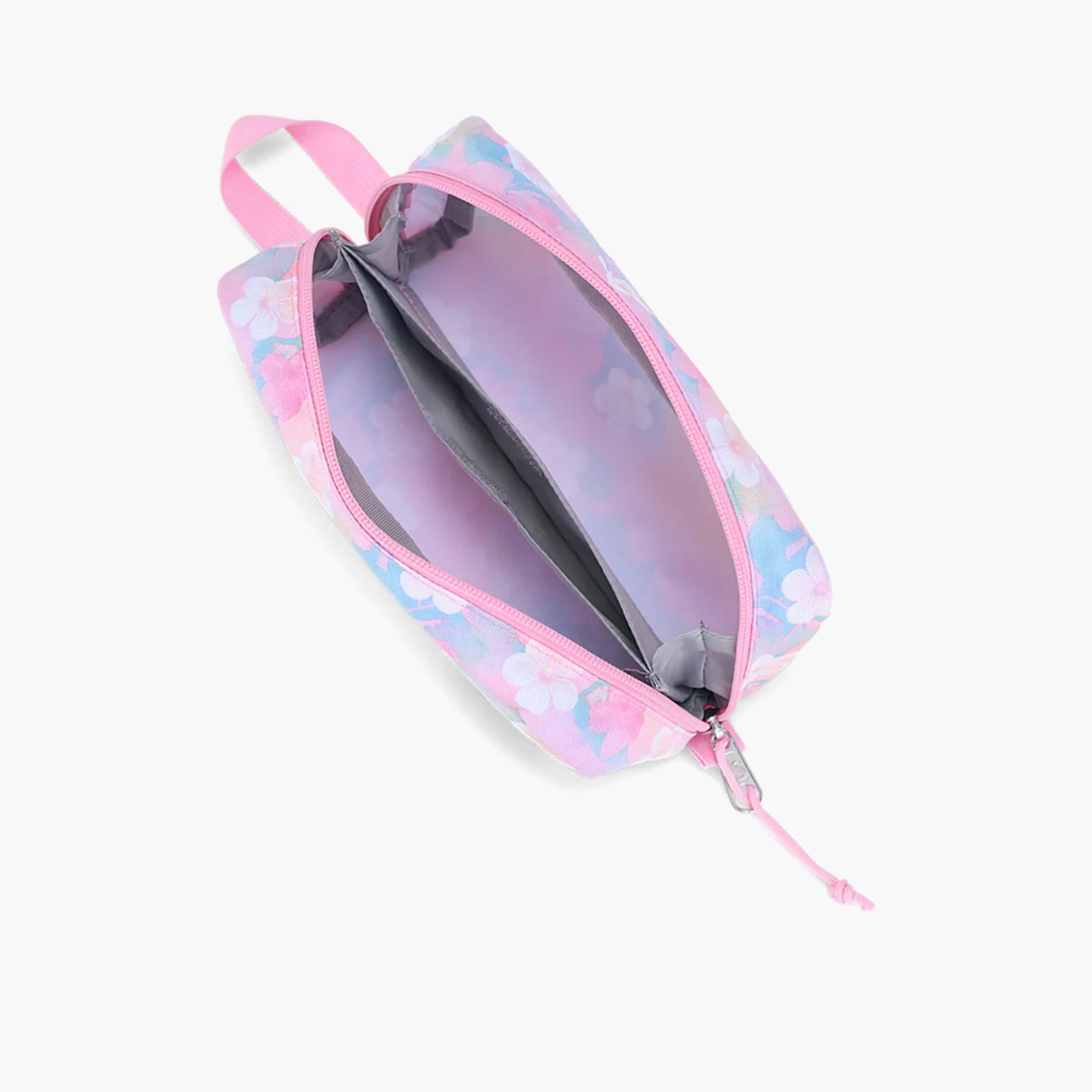 Jansport Floral Print Pencil Pouch with Zip Closure-school-stationery-pencilcases-image-4