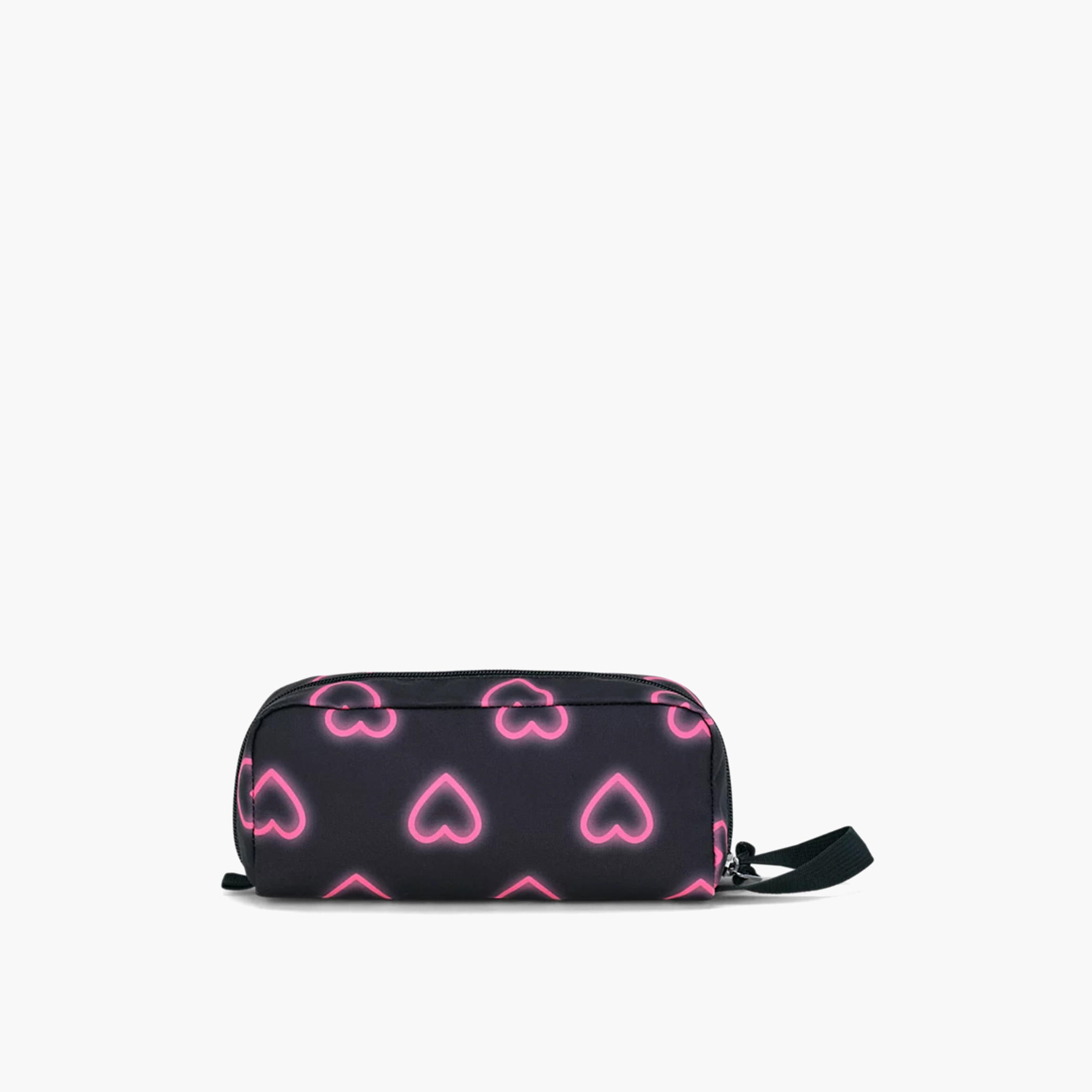 Jansport Heart Print Pencil Pouch with Zip Closure-school-stationery-pencilcases-image-2