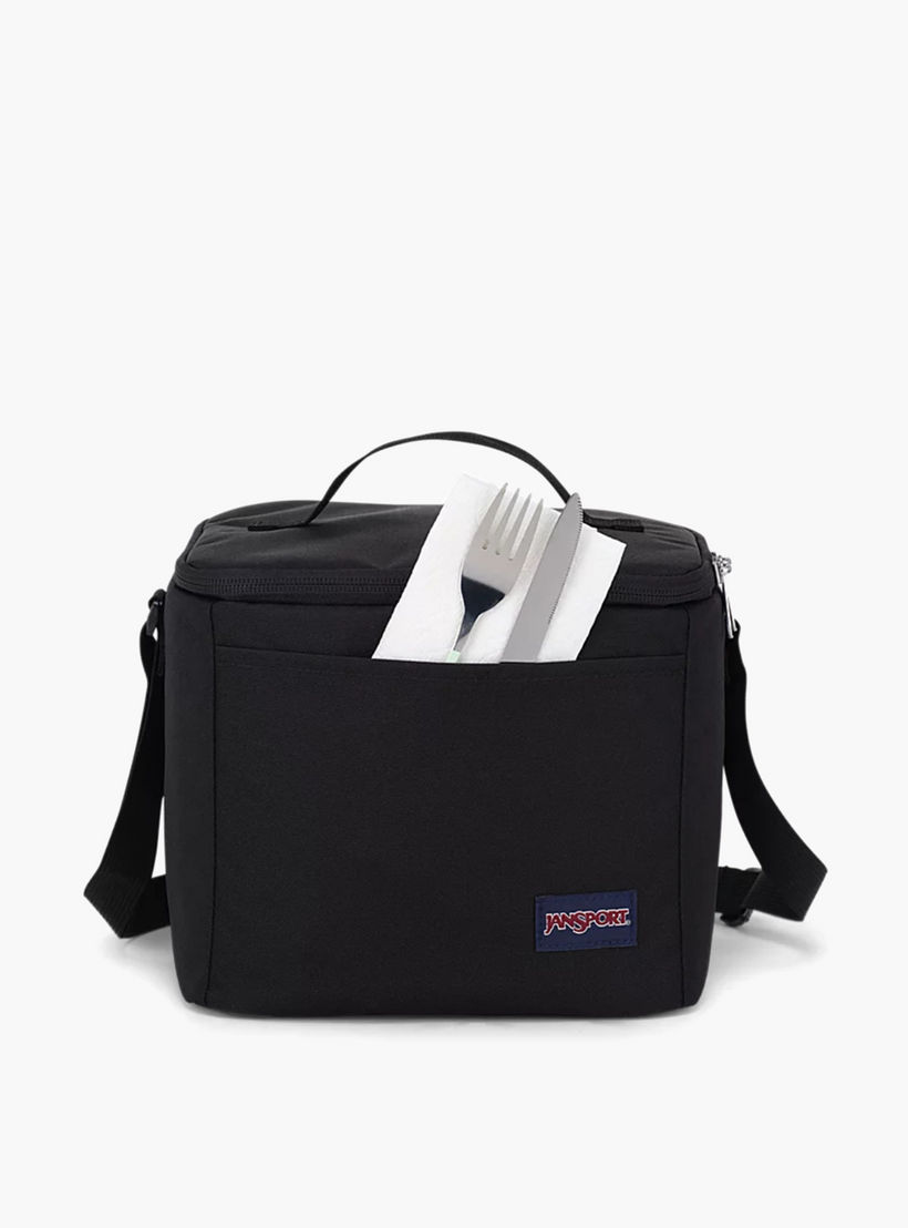 Jansport Solid Insulated Lunch Bag with Adjustable Strap and Zip Closure-school-lunchessentials-lunchbags-image-4