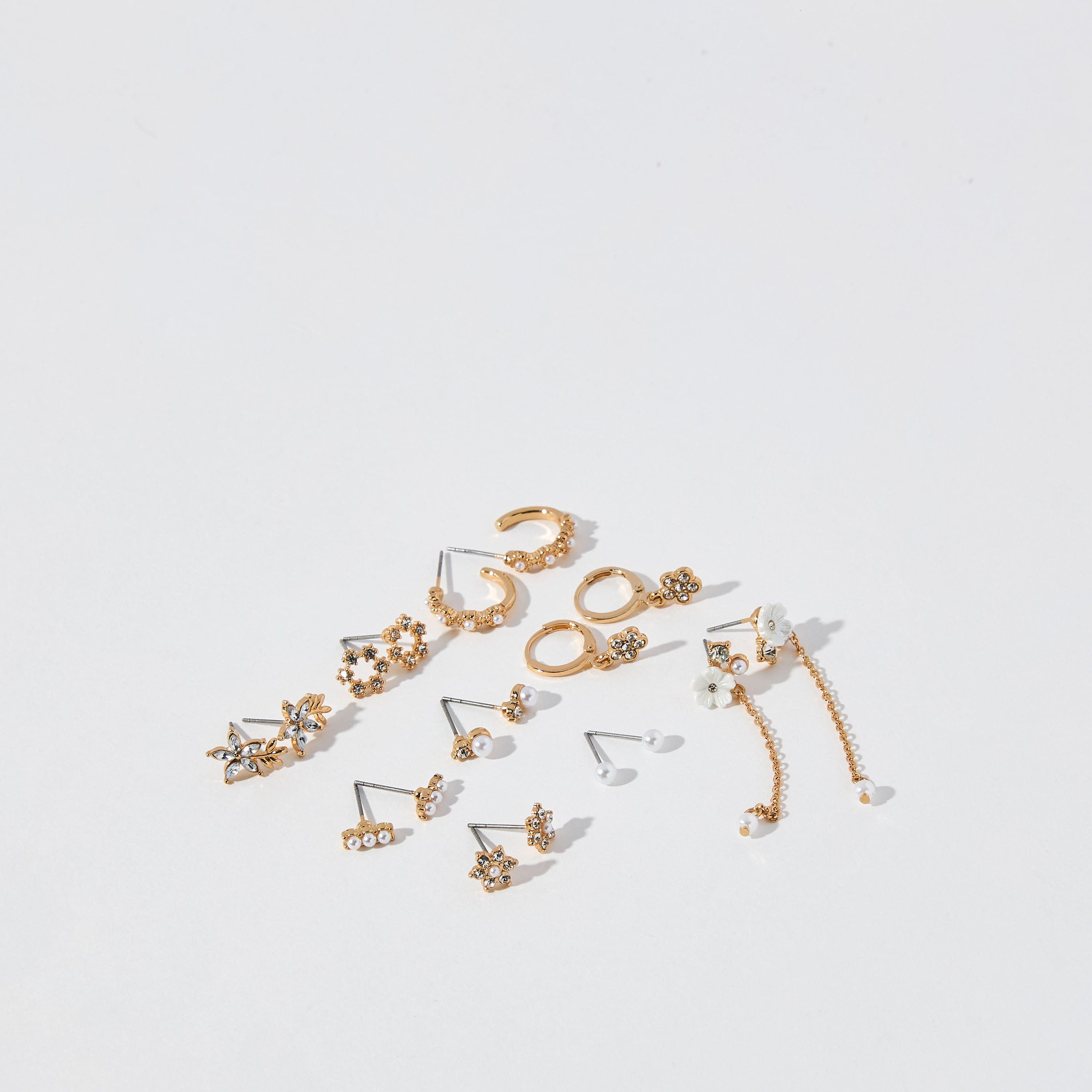 Assorted Earrings with Pushback Closure - Set of 9-women-watchesandjewellery-jewellery-earrings-image-3