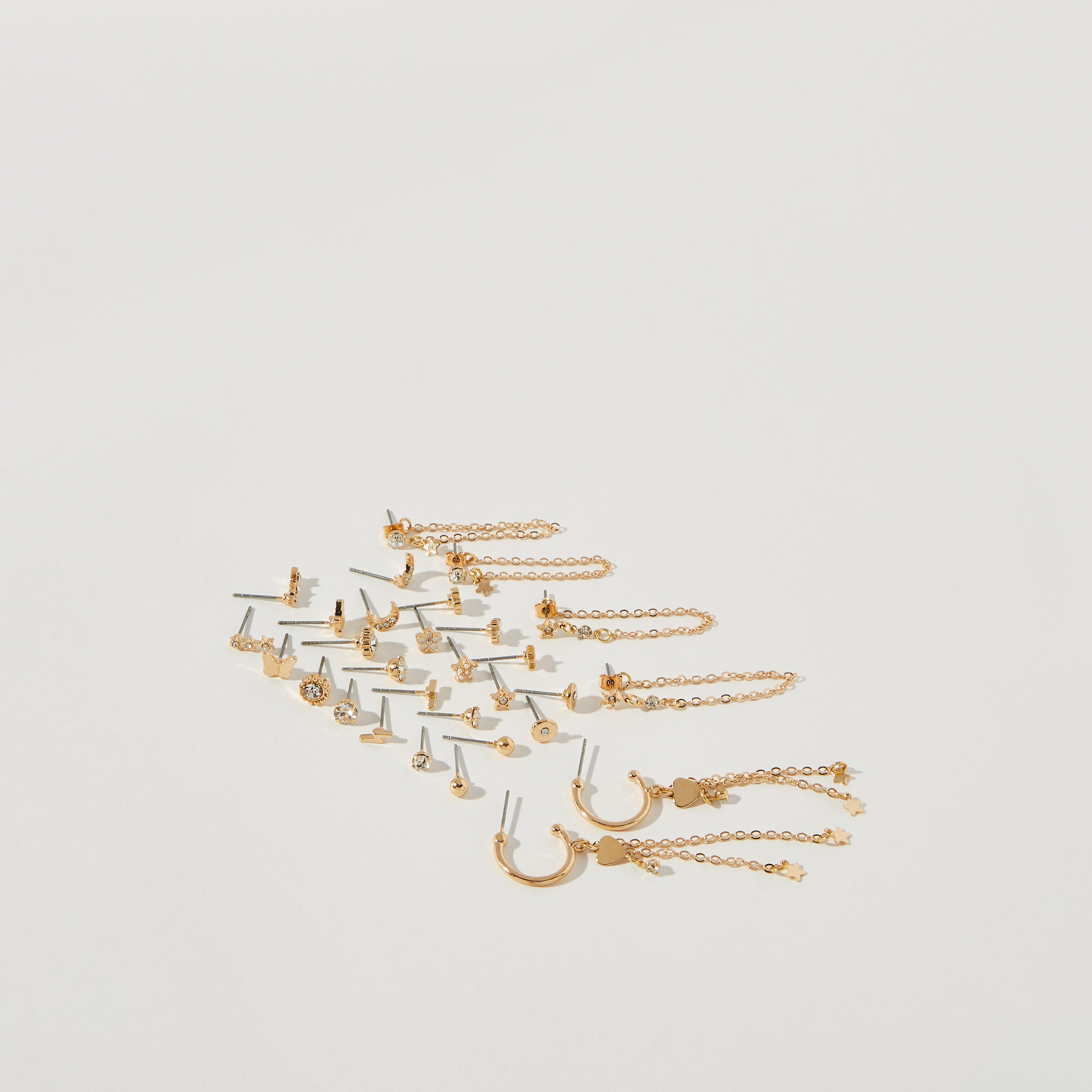 Assorted Stud Earrings with Pushback Closure - Set of 15-women-watchesandjewellery-jewellery-earrings-image-2