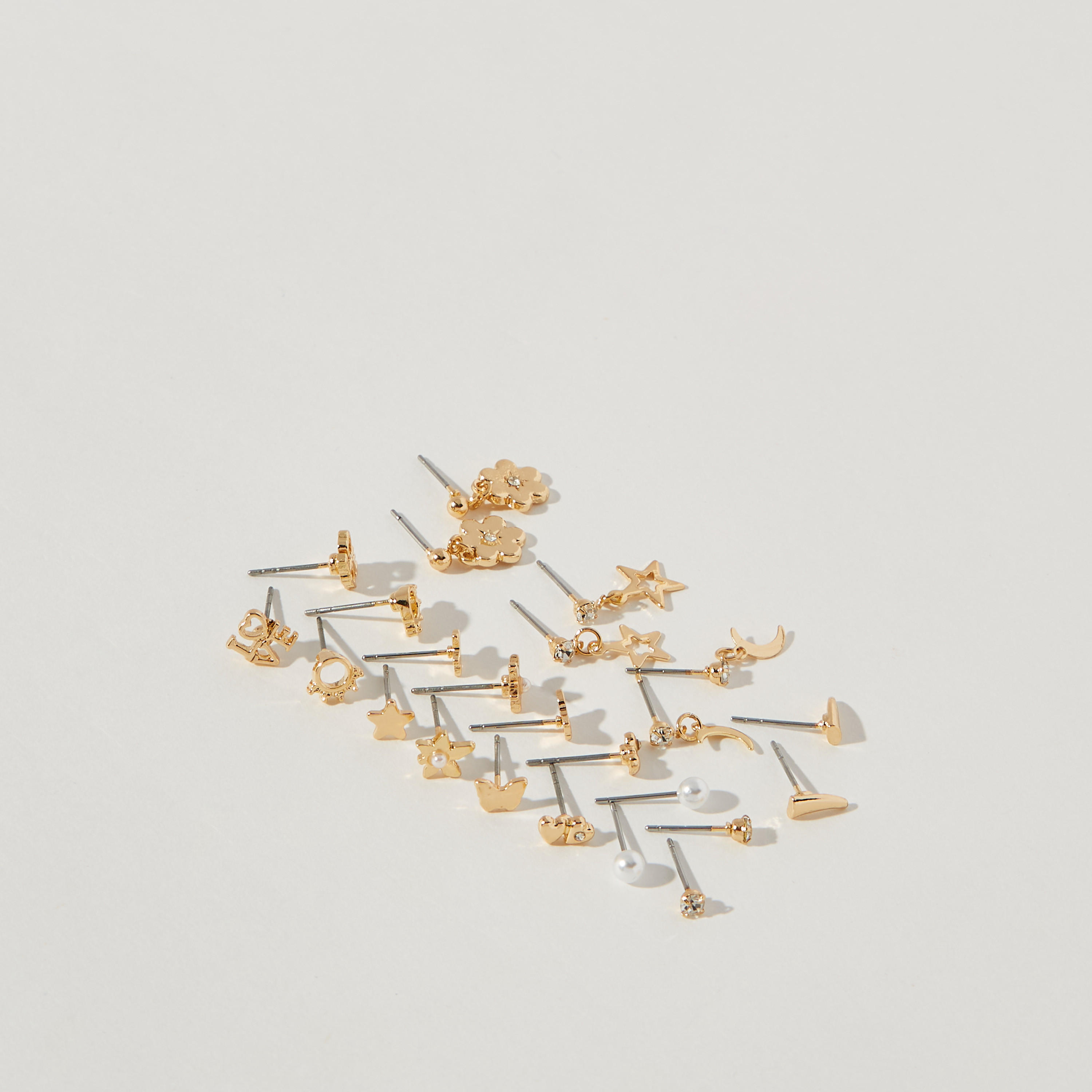 Assorted Earrings with Pushback Closure - Set of 12-women-watchesandjewellery-jewellery-earrings-image-2