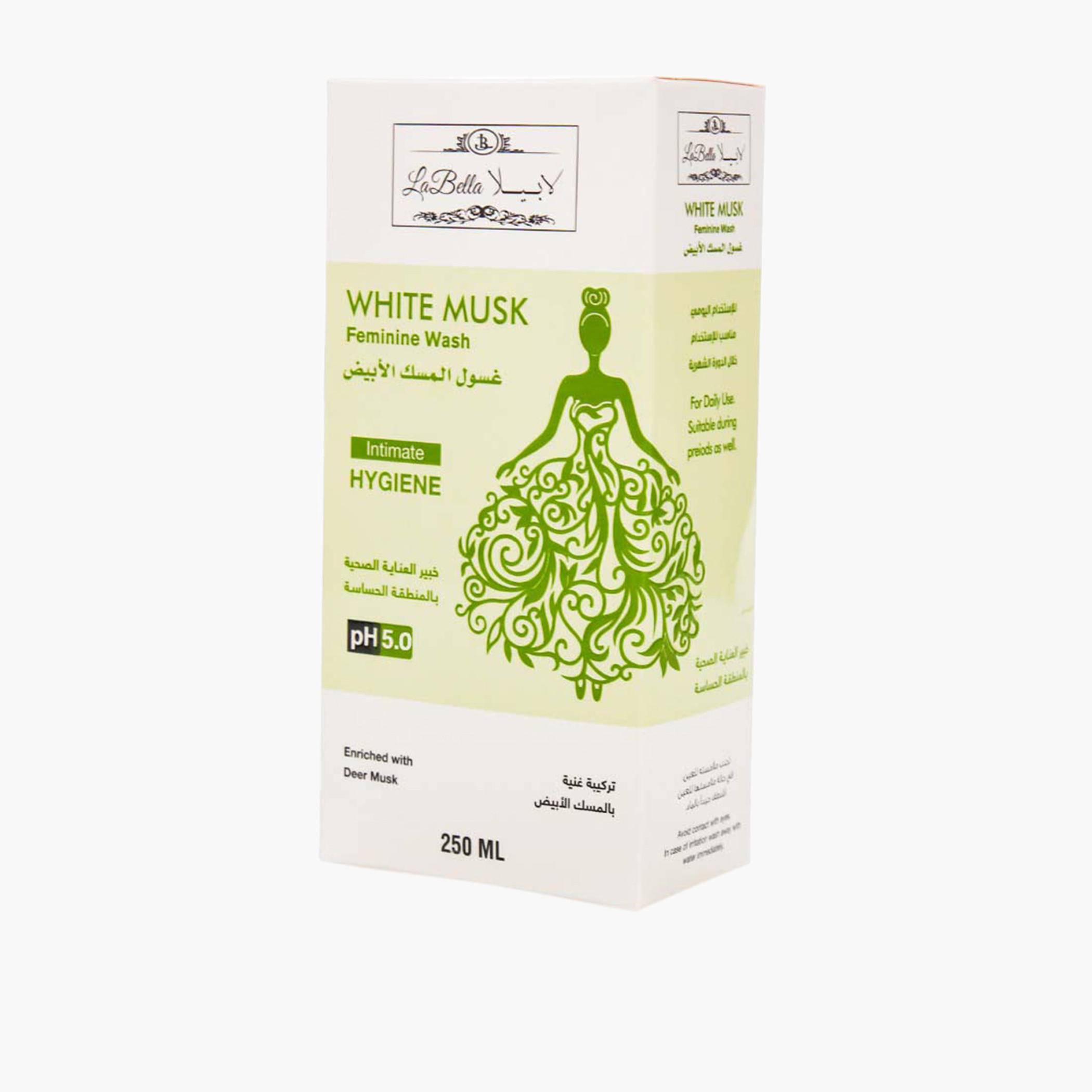 غسول بعطر المسك الأبيض للمنطقة الحساسة من لابيلا- 250 مل-beautyandpersonalcare-bathandbody-hygieneessentials-image-1