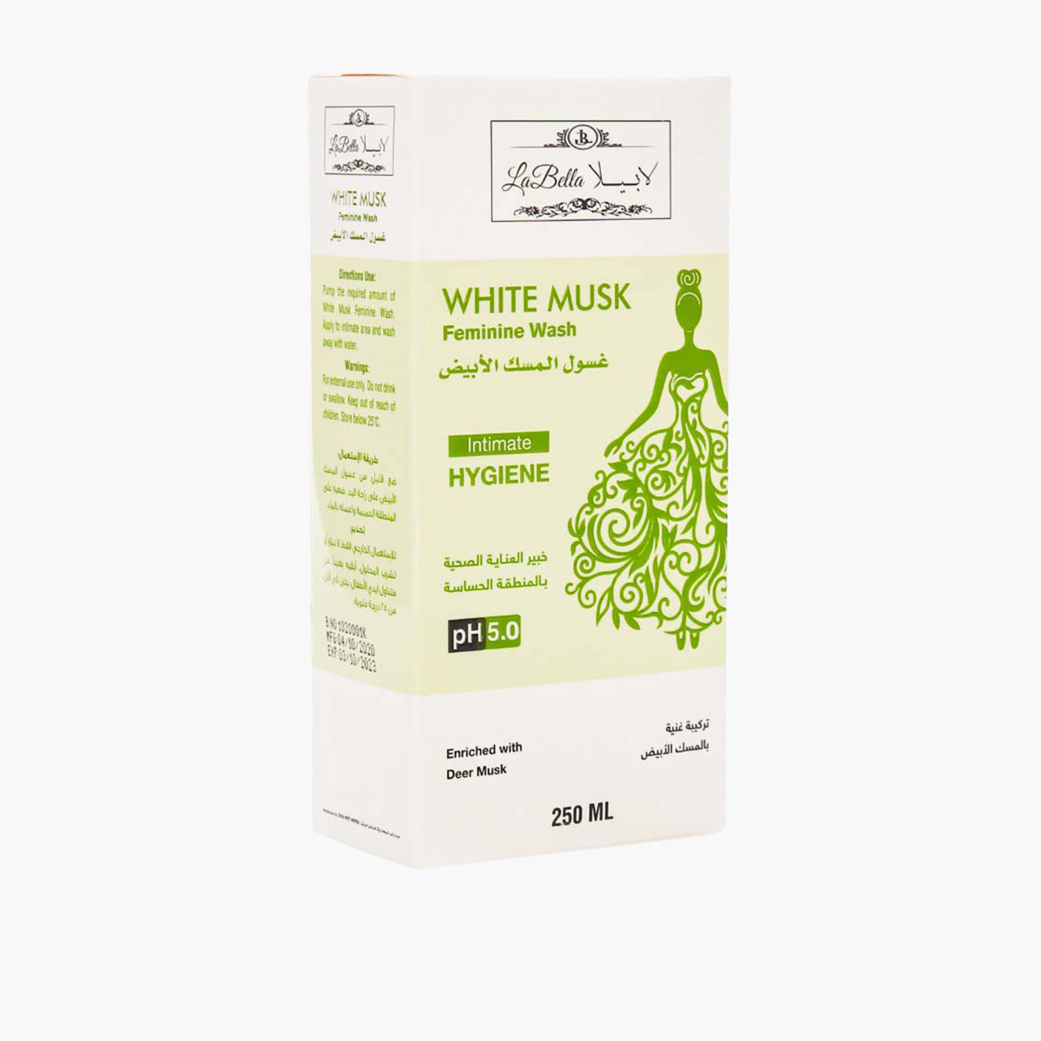 غسول بعطر المسك الأبيض للمنطقة الحساسة من لابيلا- 250 مل-beautyandpersonalcare-bathandbody-hygieneessentials-image-2