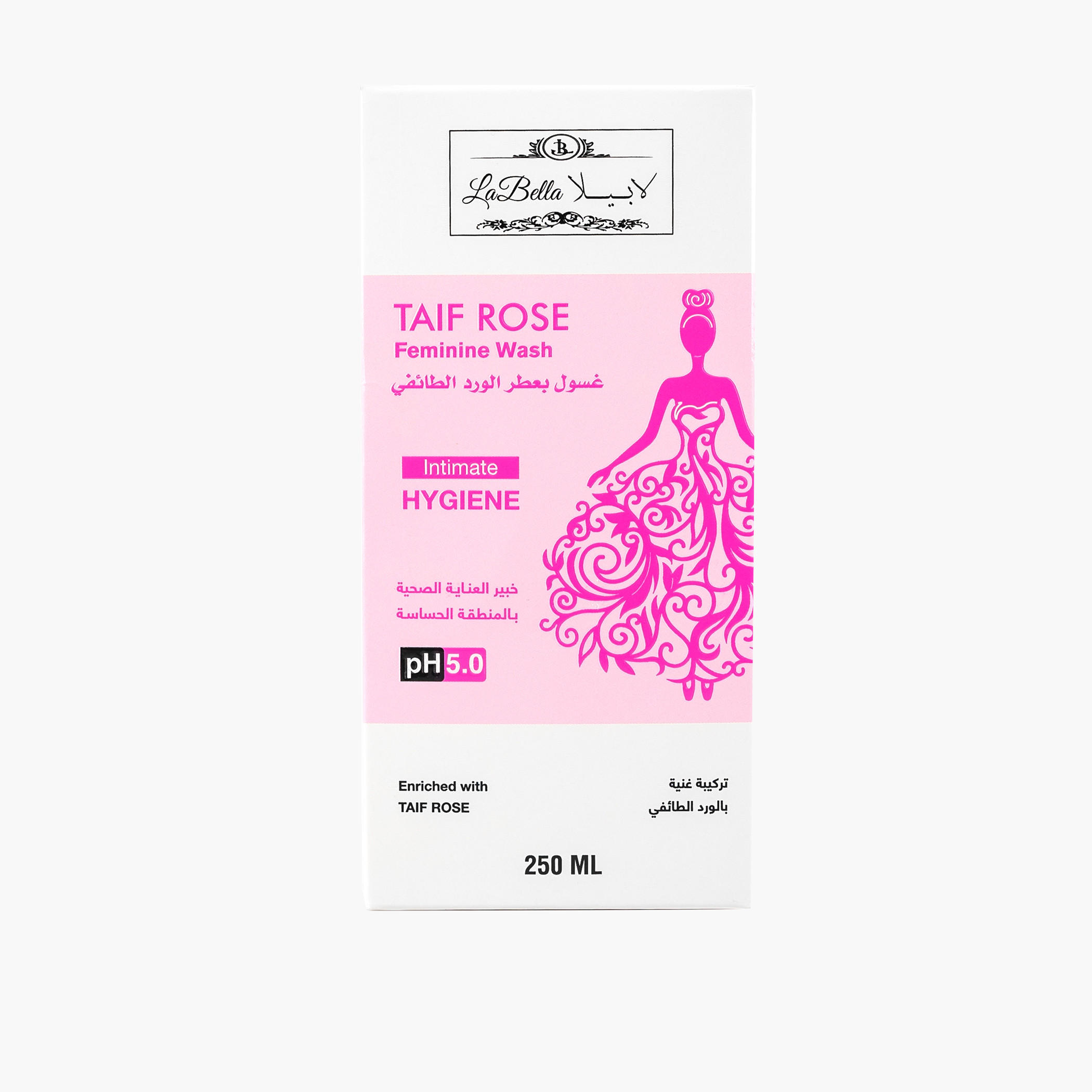 غسول بعطر الورد الطائفي للمنطقة الحساسة من لابيلا- 250 مل-beautyandpersonalcare-bathandbody-hygieneessentials-image-3