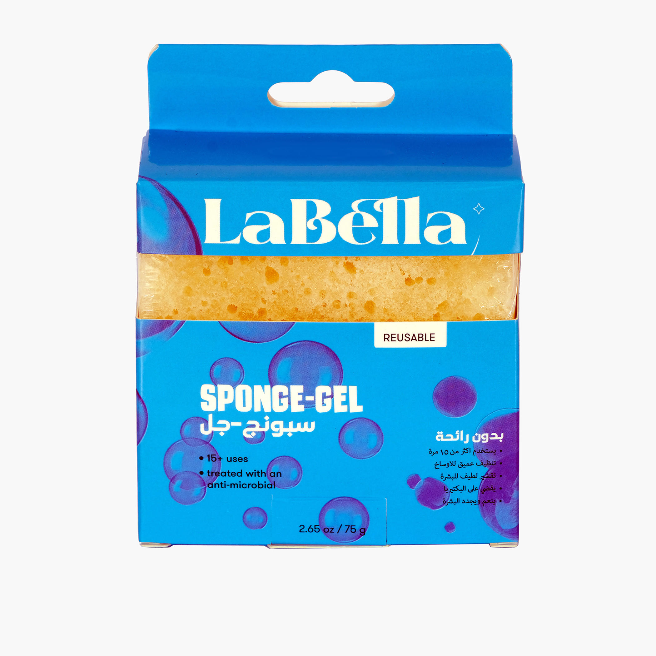 Labella Reusable Sponge Gel - 75 gms-beautyandpersonalcare-bathandbody-bathandshower-soaps-image-1