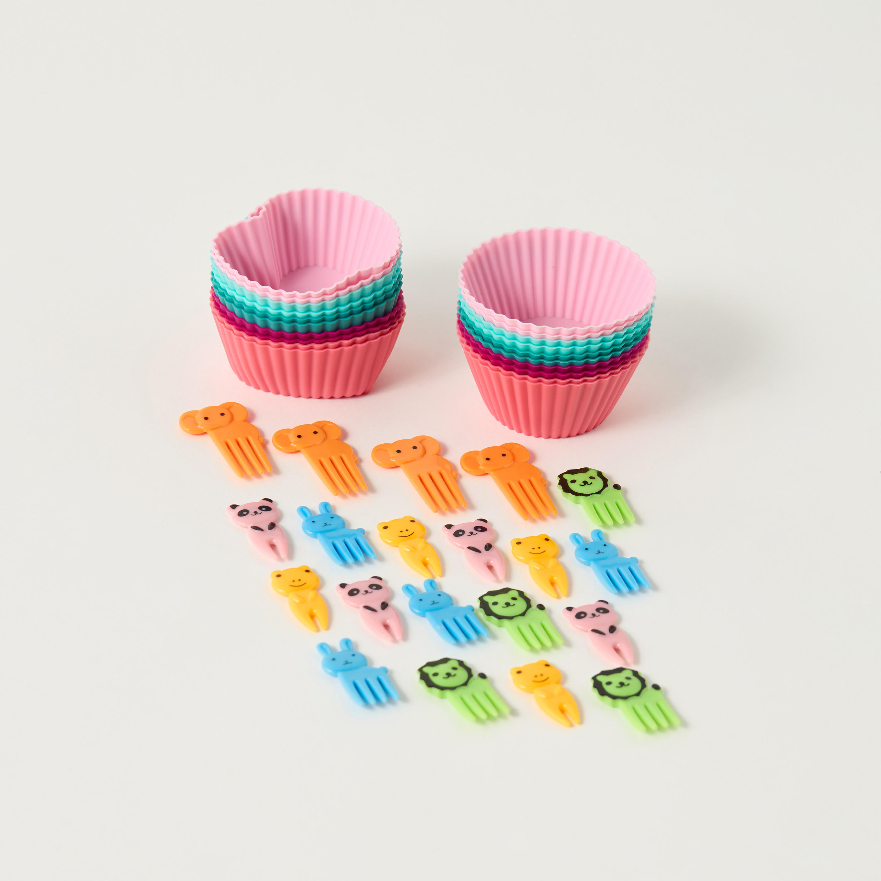 Manna 40-Piece Silicone Cup and Pick Set-household-kitchen-kitchentoolsandutensils-image-1