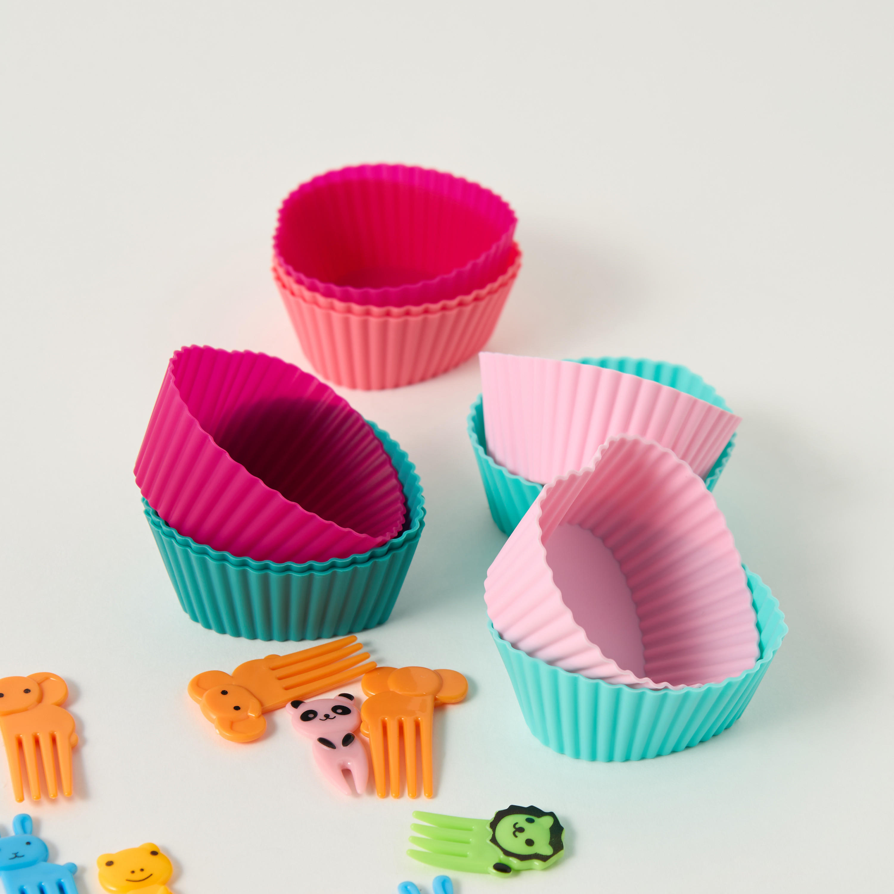 Manna 40-Piece Silicone Cup and Pick Set-household-kitchen-kitchentoolsandutensils-image-2