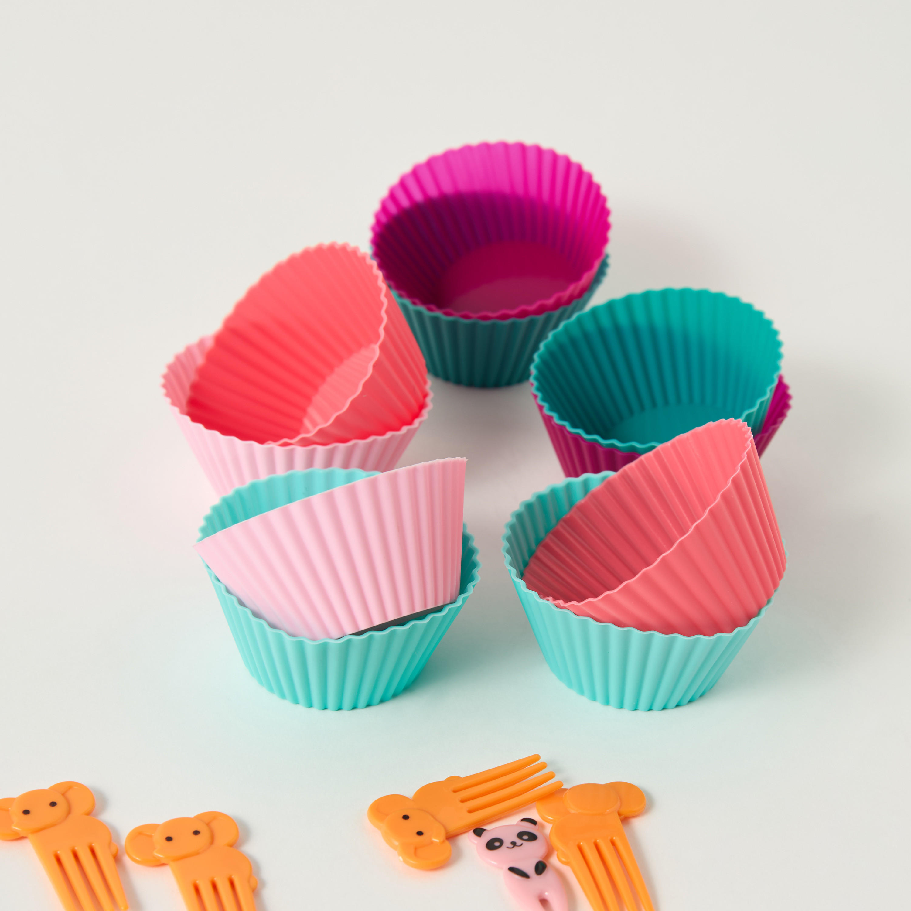 Manna 40-Piece Silicone Cup and Pick Set-household-kitchen-kitchentoolsandutensils-image-3