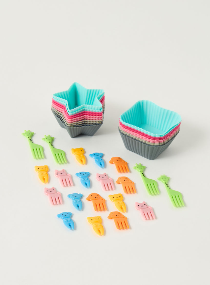 Manna 40-Piece Silicone Cup and Pick Set-household-kitchen-kitchentoolsandutensils-image-1