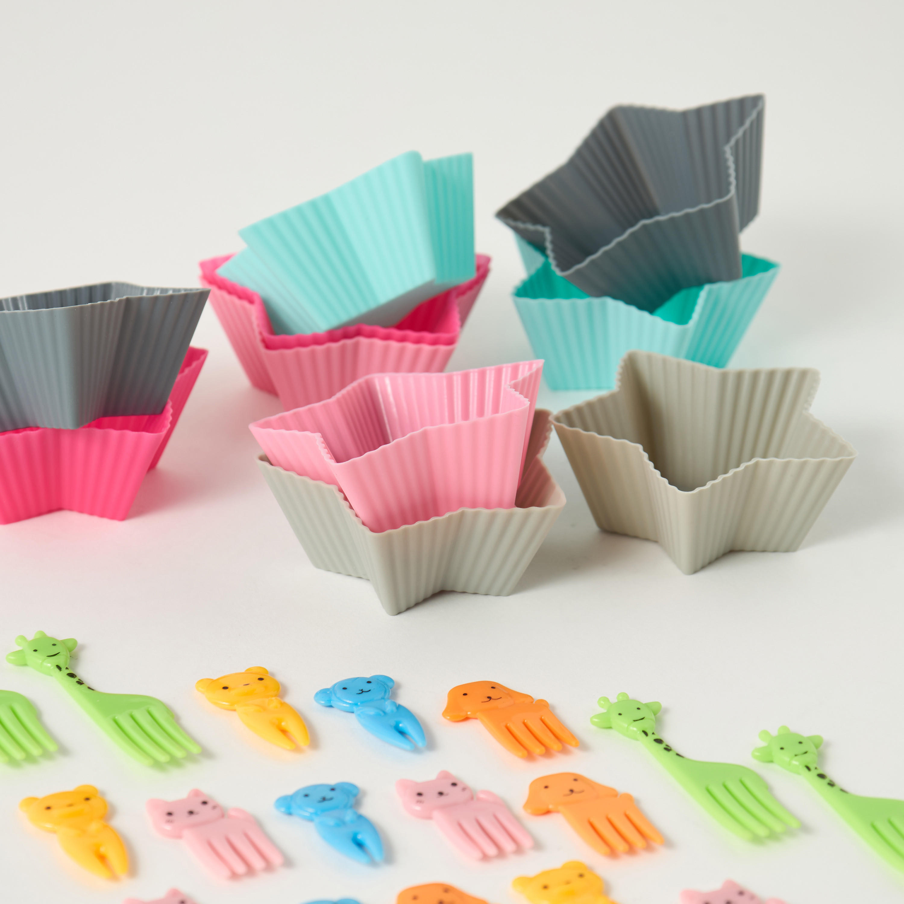 Manna 40-Piece Silicone Cup and Pick Set-household-kitchen-kitchentoolsandutensils-image-2