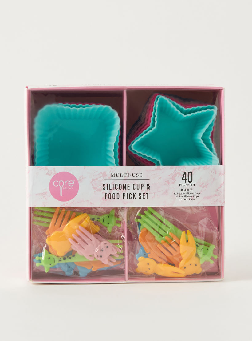 Manna 40-Piece Silicone Cup and Pick Set-household-kitchen-kitchentoolsandutensils-image-6
